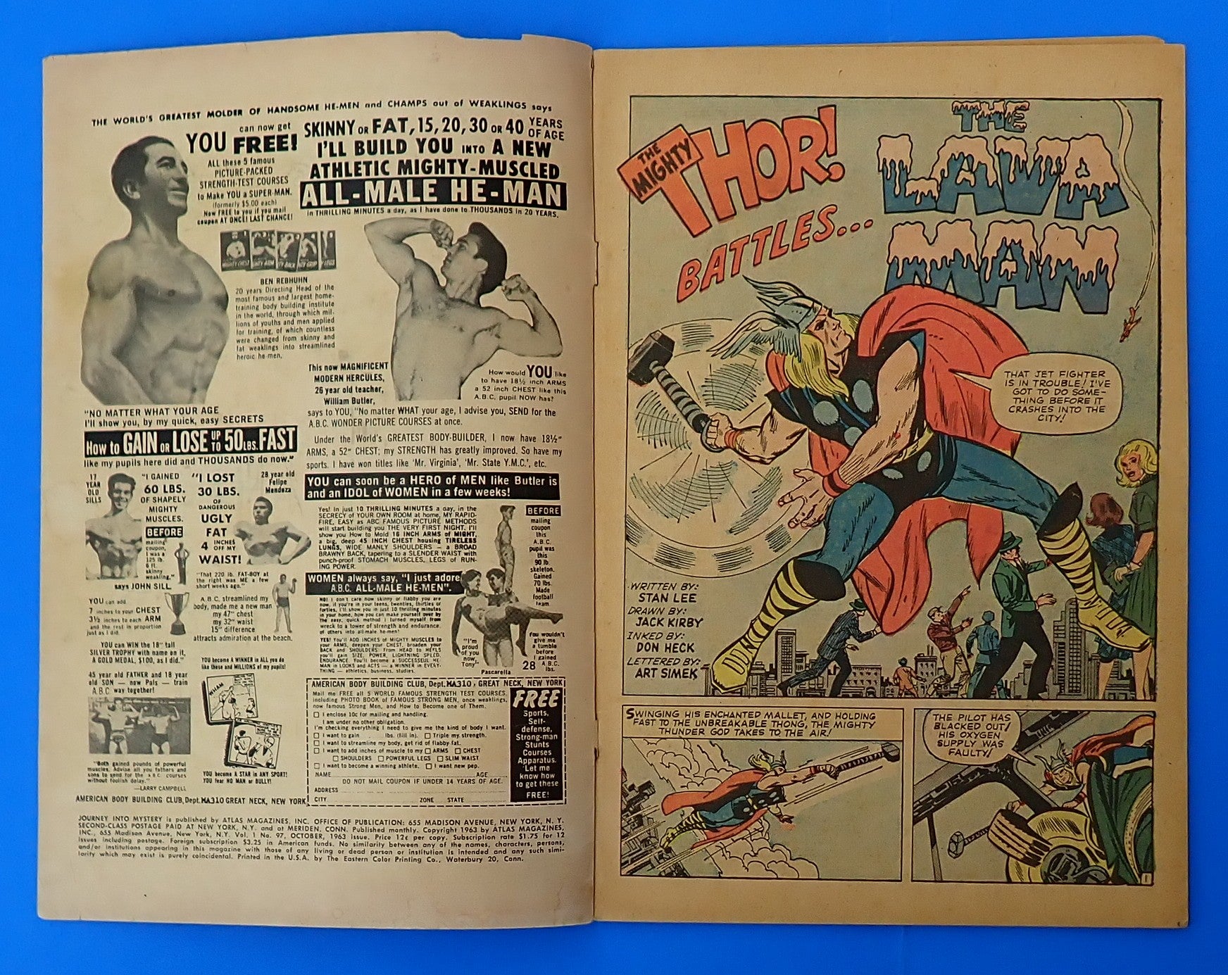 Journey Into Mystery #97 (1963) - VG- (3.5) - Origin of Odin