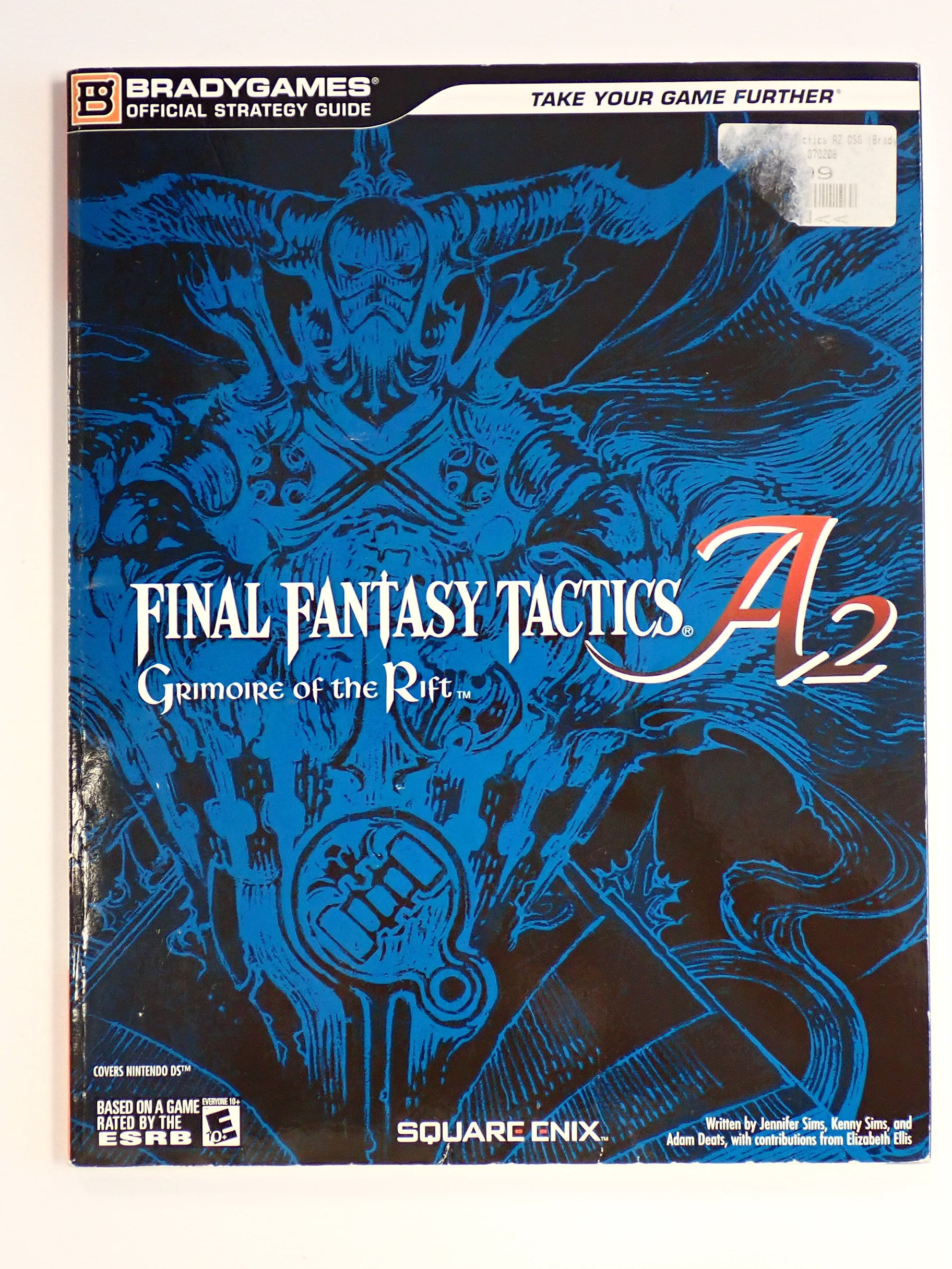 Final Fantasy Tactics A2 Grimoire of the Rift - Brady Games Official Strategy Guide [Pre-Owned]