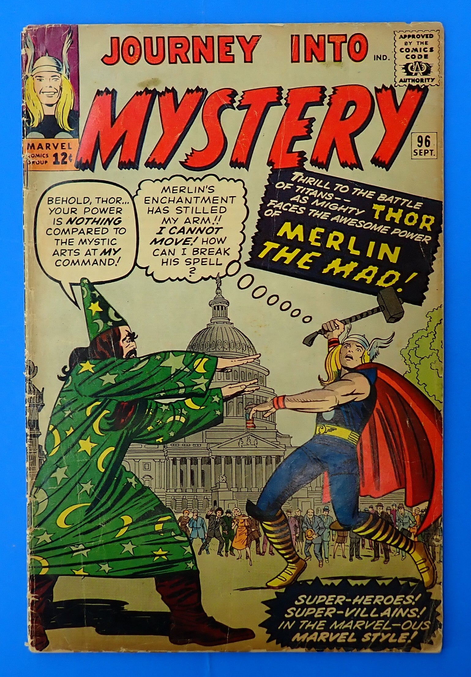 Journey Into Mystery #96 (1963) - GD+ (2.5) - 1st App. Mad Merlin