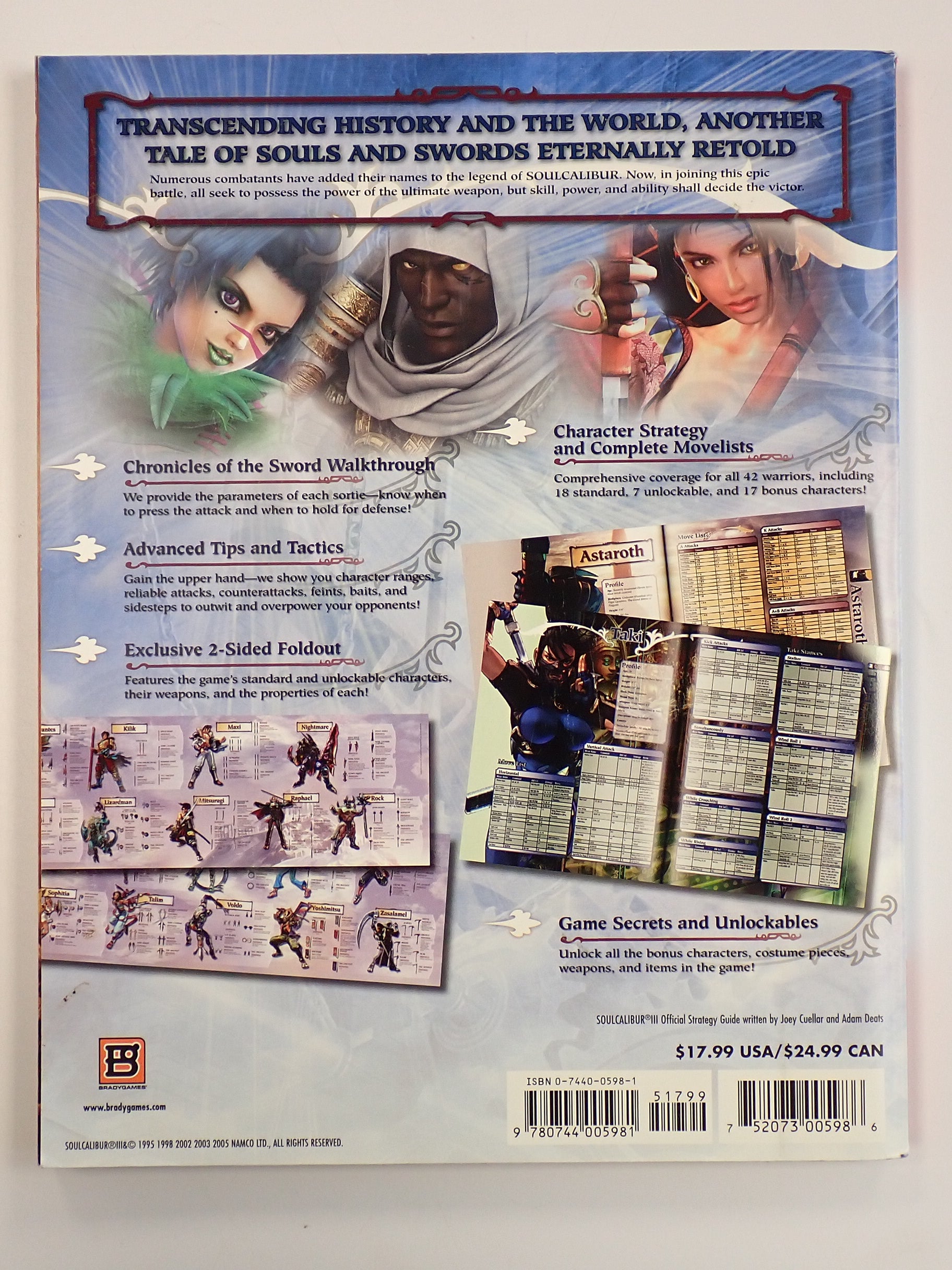 Soulcaliber III - Brady Games Official Strategy Guide [Pre-Owned]