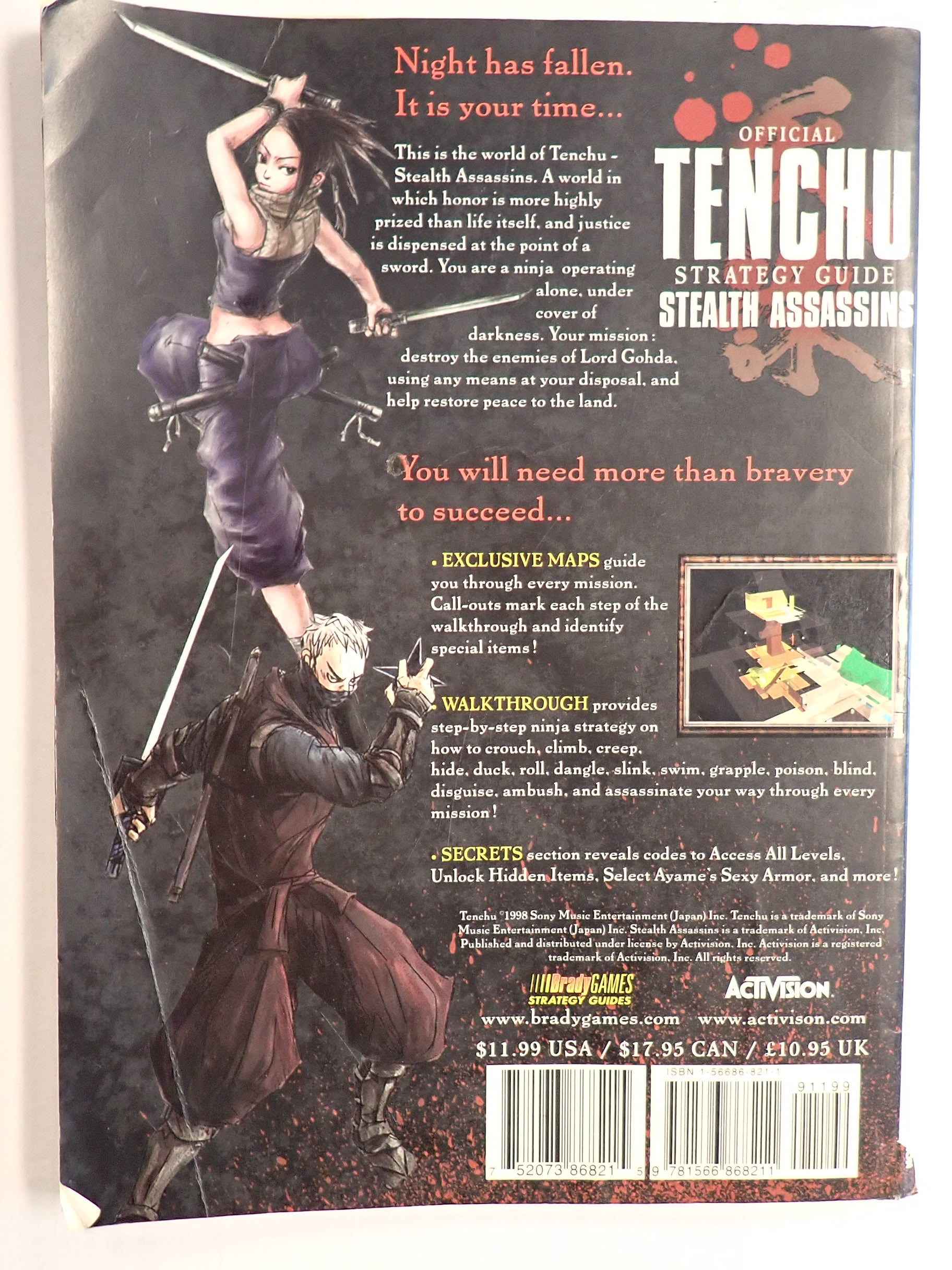 Technu Stealth Assassins - Brady Games Official Strategy Guide [Pre-Owned]
