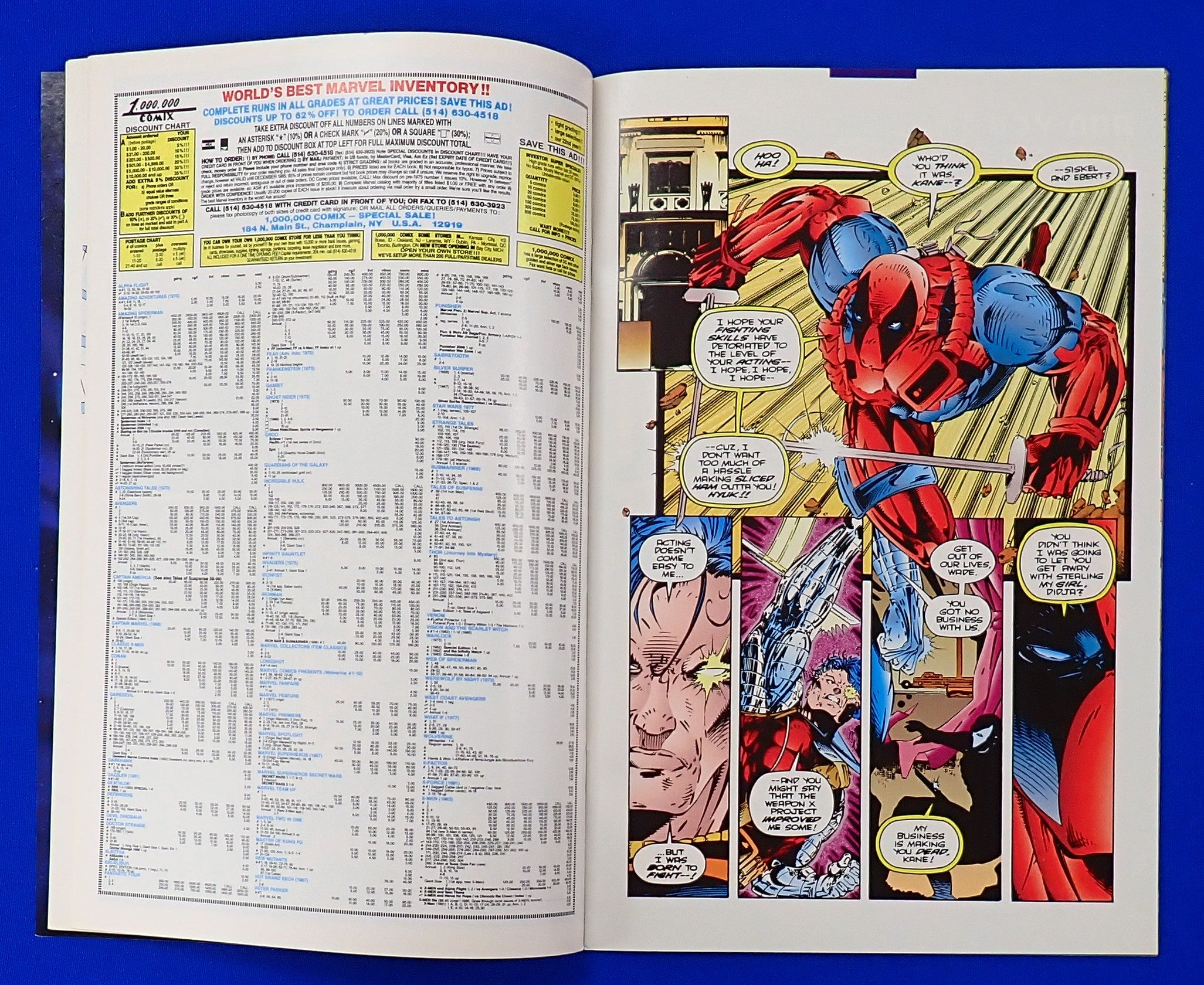 Wolverine #88 (1994) - FN+ (6.5) - 1st Battle of Wolverine vs. Deadpool