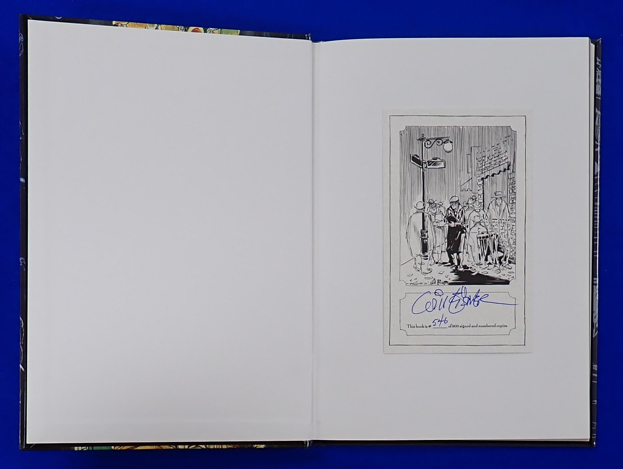 Invisible People by Will Eisner - SIGNED Hardcover [Pre-Owned]