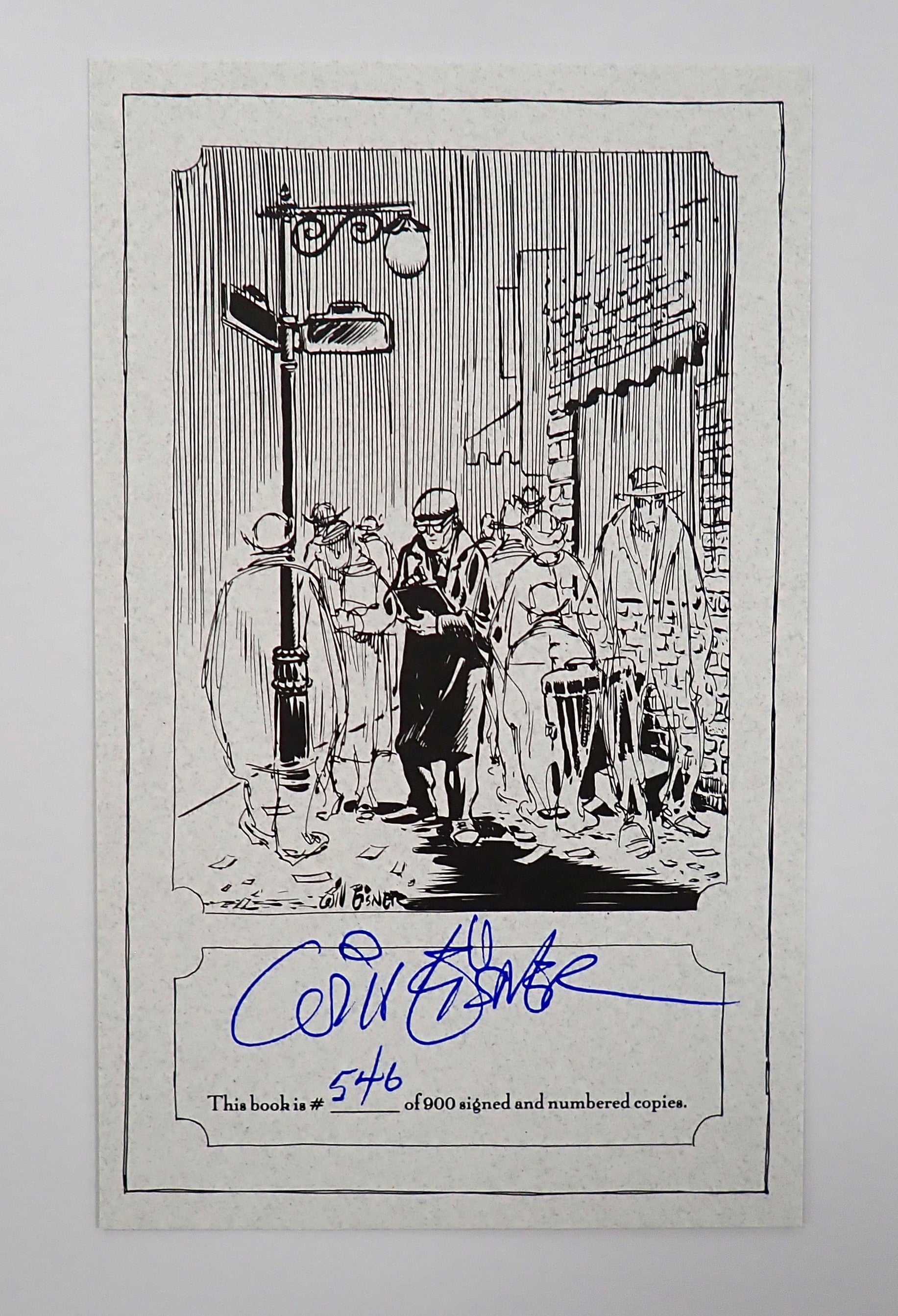 Invisible People by Will Eisner - SIGNED Hardcover [Pre-Owned]