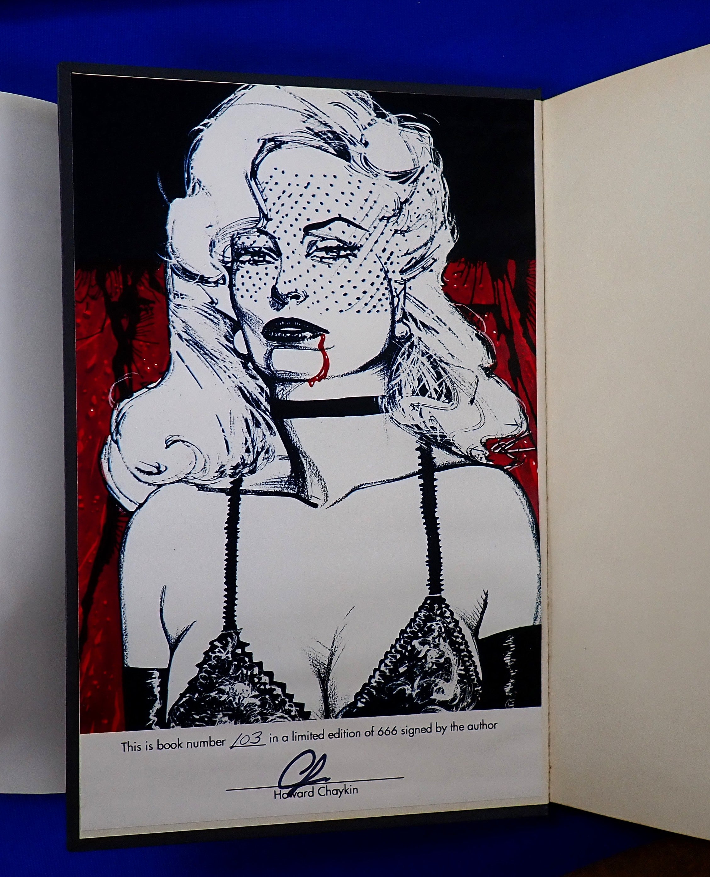 Hard Black Kiss (1993) - SIGNED Hardcover [Pre-Owned]