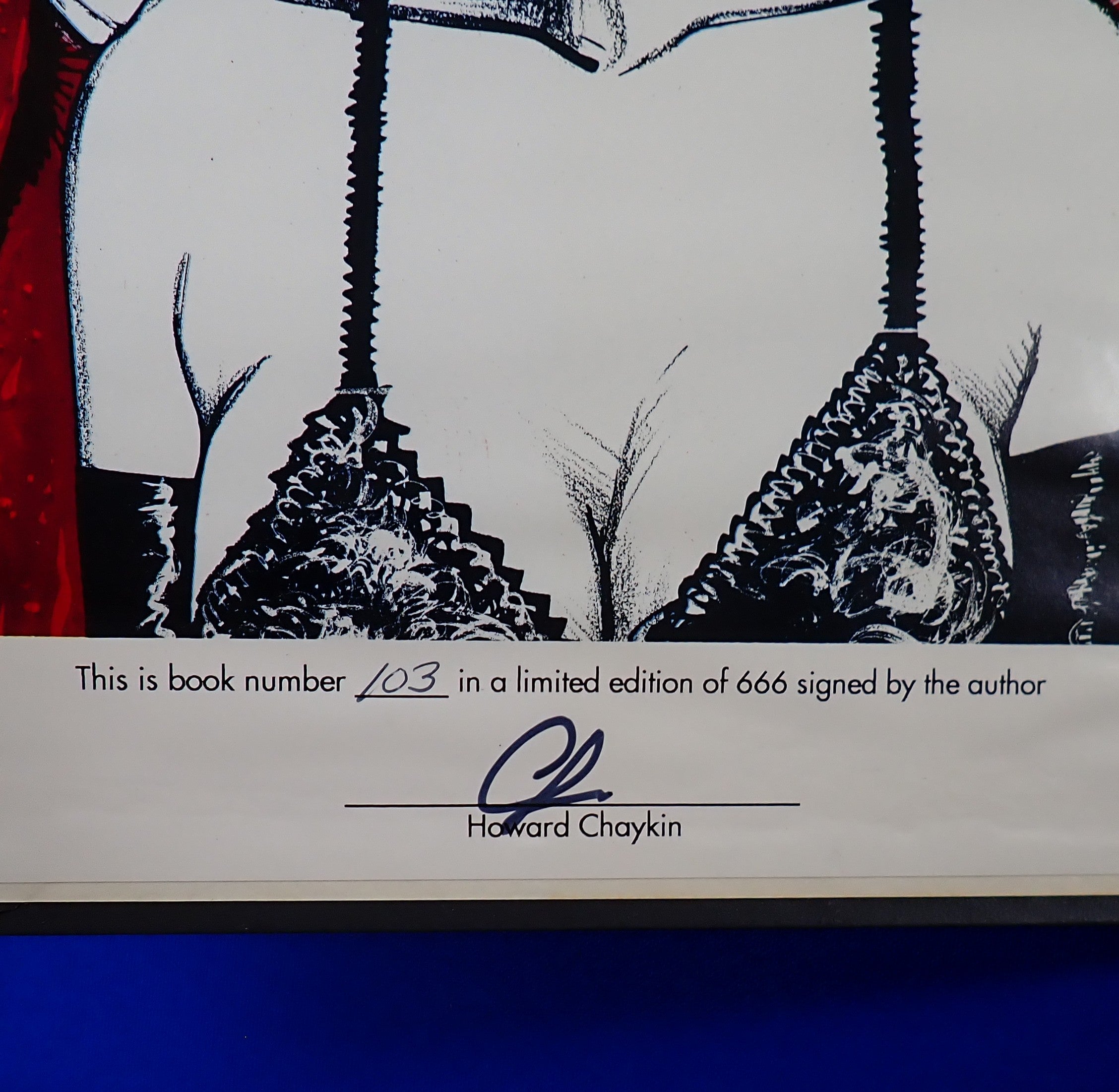 Hard Black Kiss (1993) - SIGNED Hardcover [Pre-Owned]