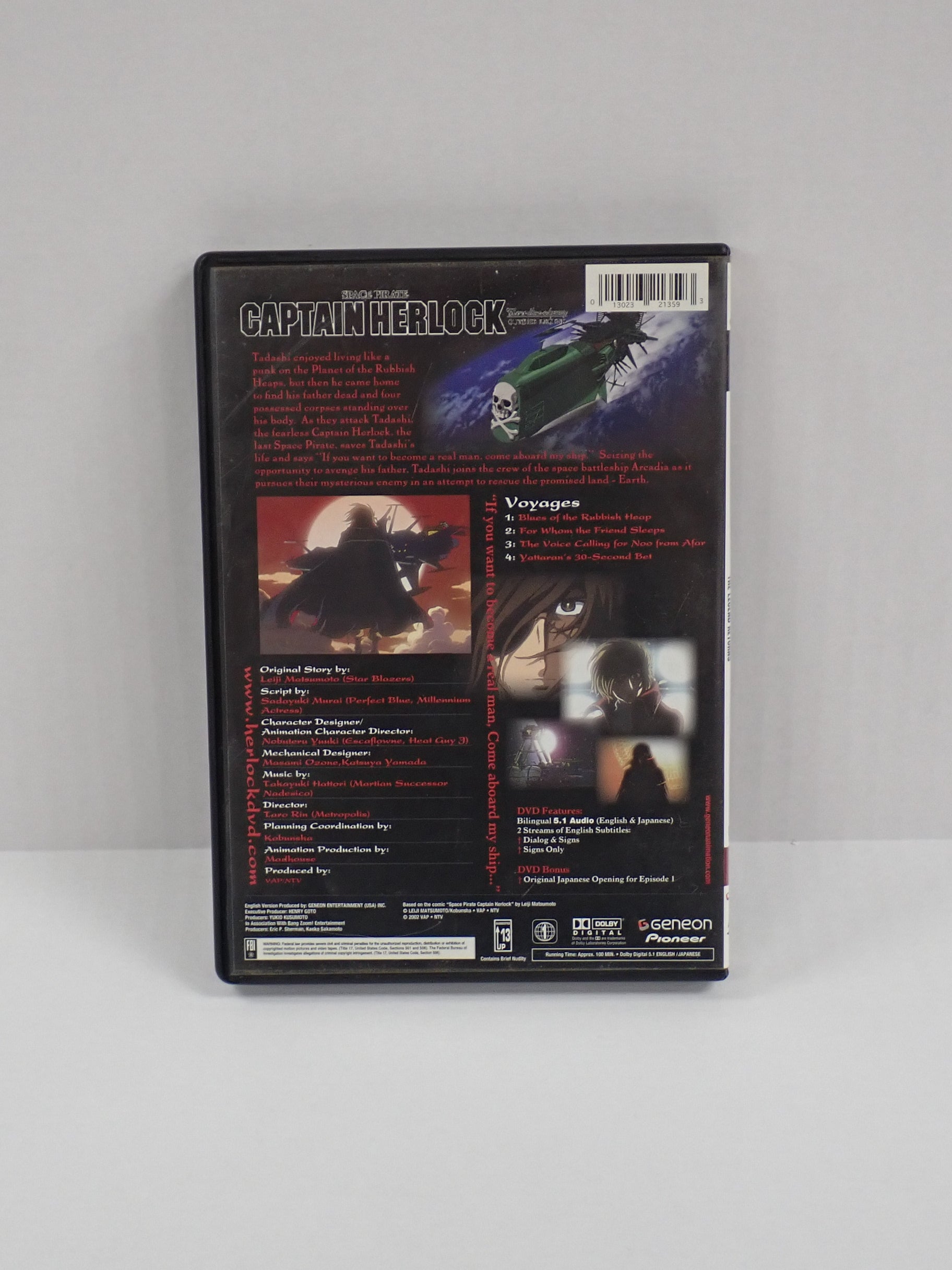 Captain Herlock: The Legend Returns - DVD [Pre-Owned]
