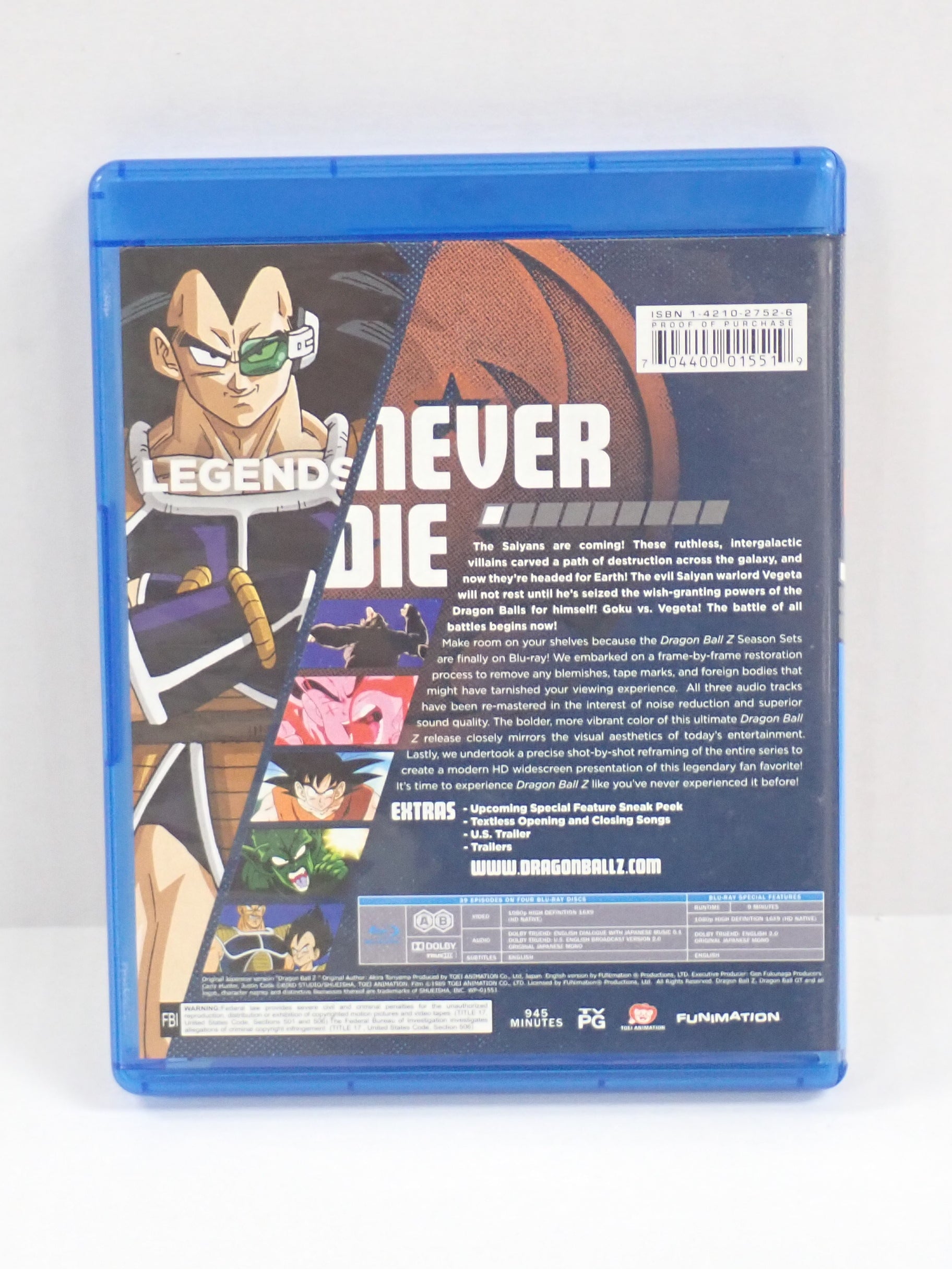Dragon Ball Z (Season 1) - Blu-Ray [Pre-Owned]