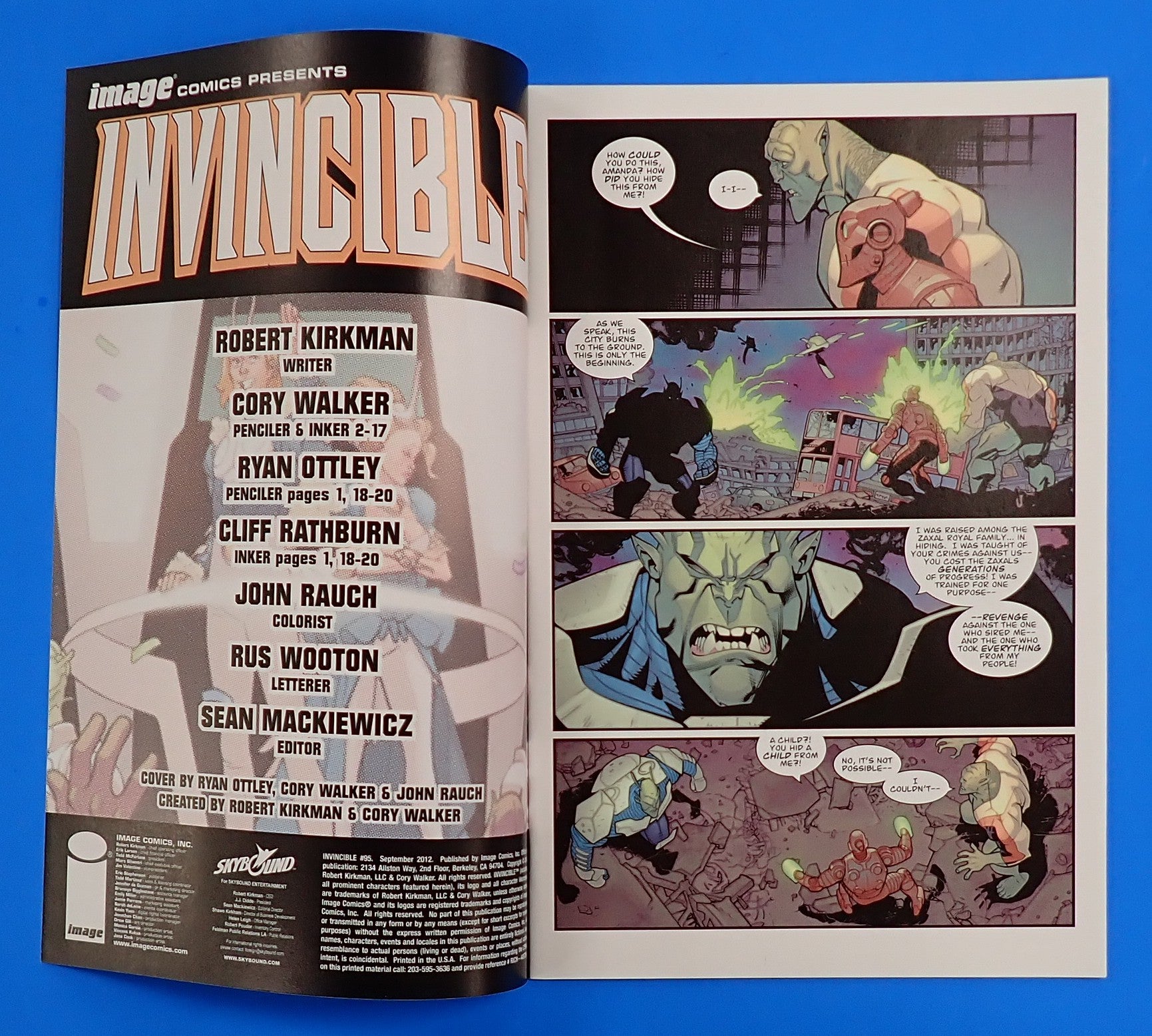 Invincible #95 (2012) - NM- (9.2) - Low Print Run