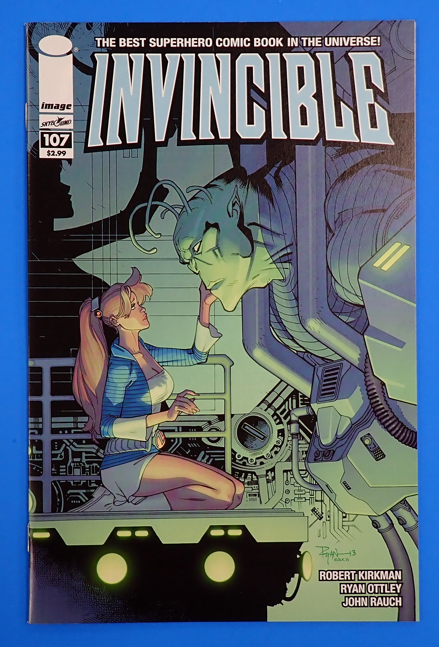 Invincible #107 (2013) - NM- (9.2) - 1st Full App. Volcanikka