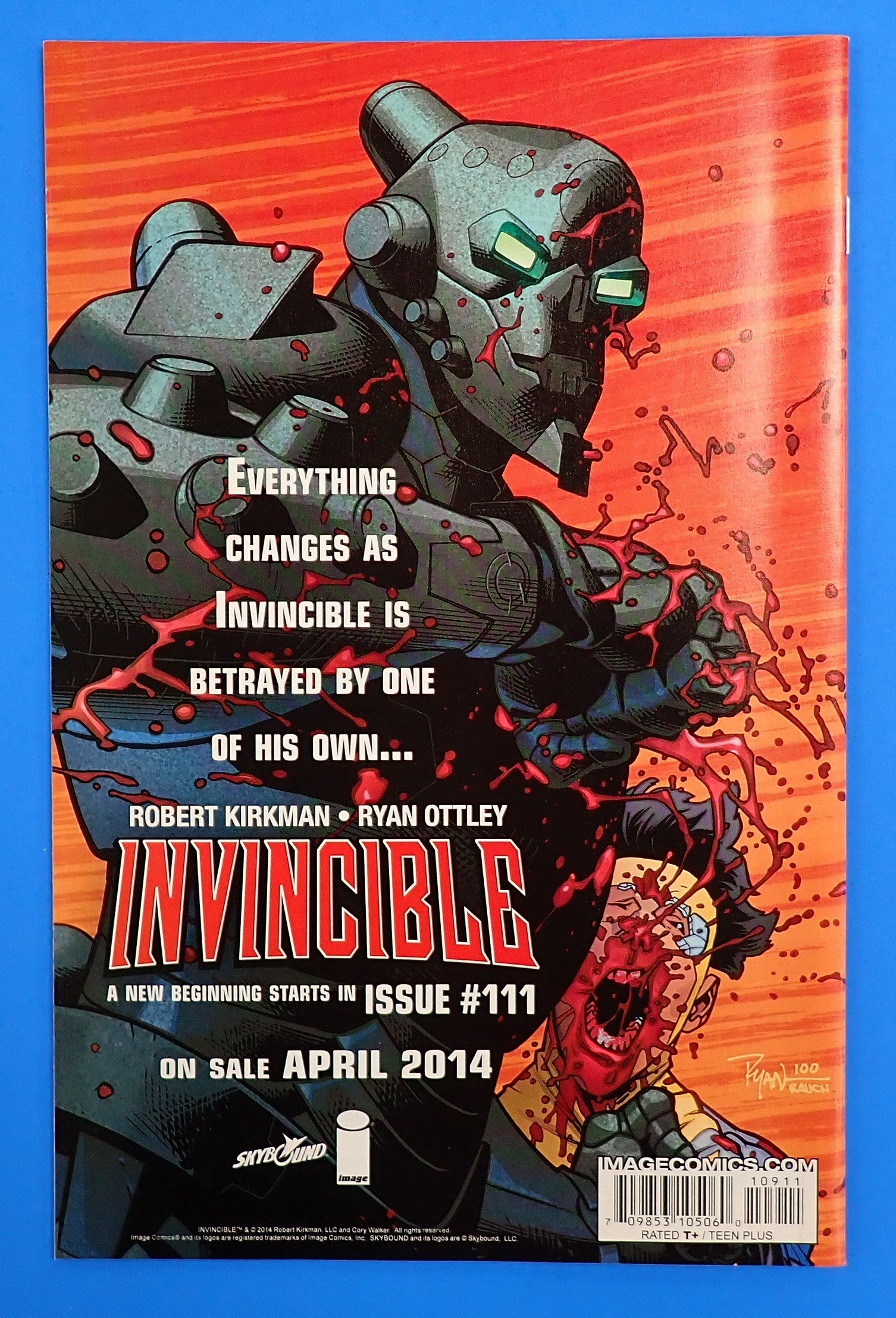 Invincible #109 (2014) - NM- (9.2) - Low Print Run