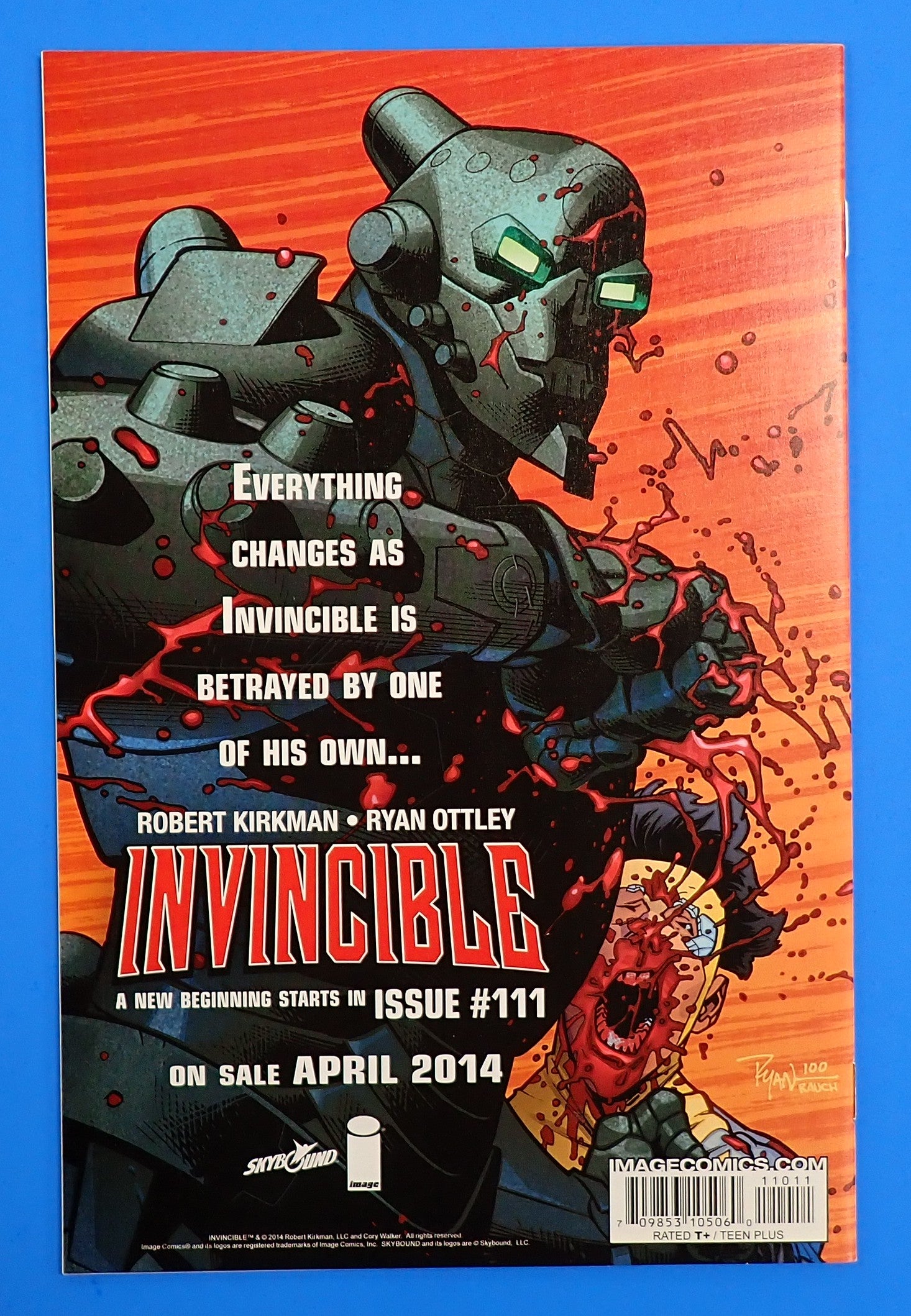 Invincible #110 (2014) - NM- (9.2) - Controversial SA Issue