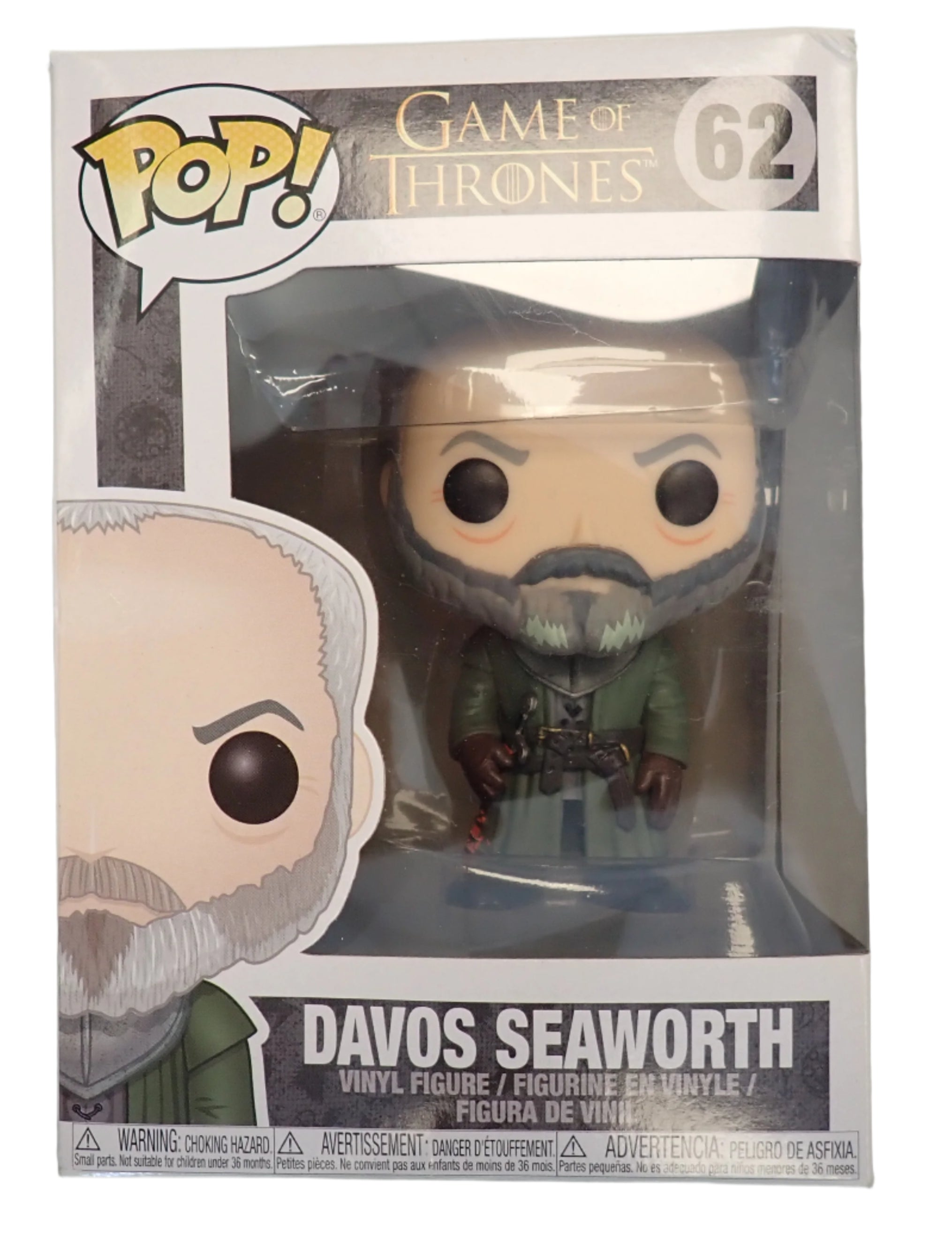 Funko Pop! vinyl figure of Davos Seaworth from Game of Thrones in packaging