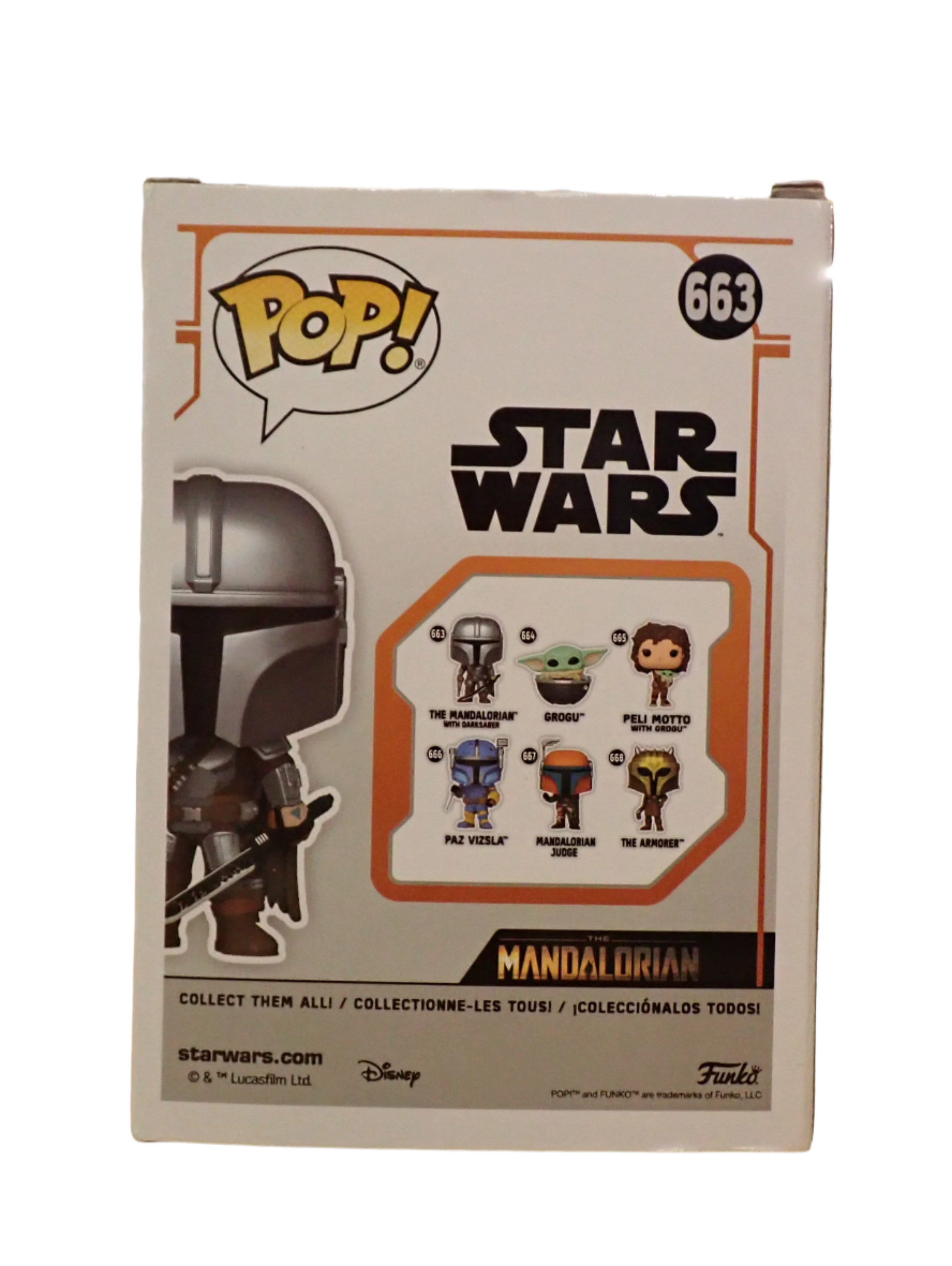 The Mandalorian with Darksaber - POP! #663