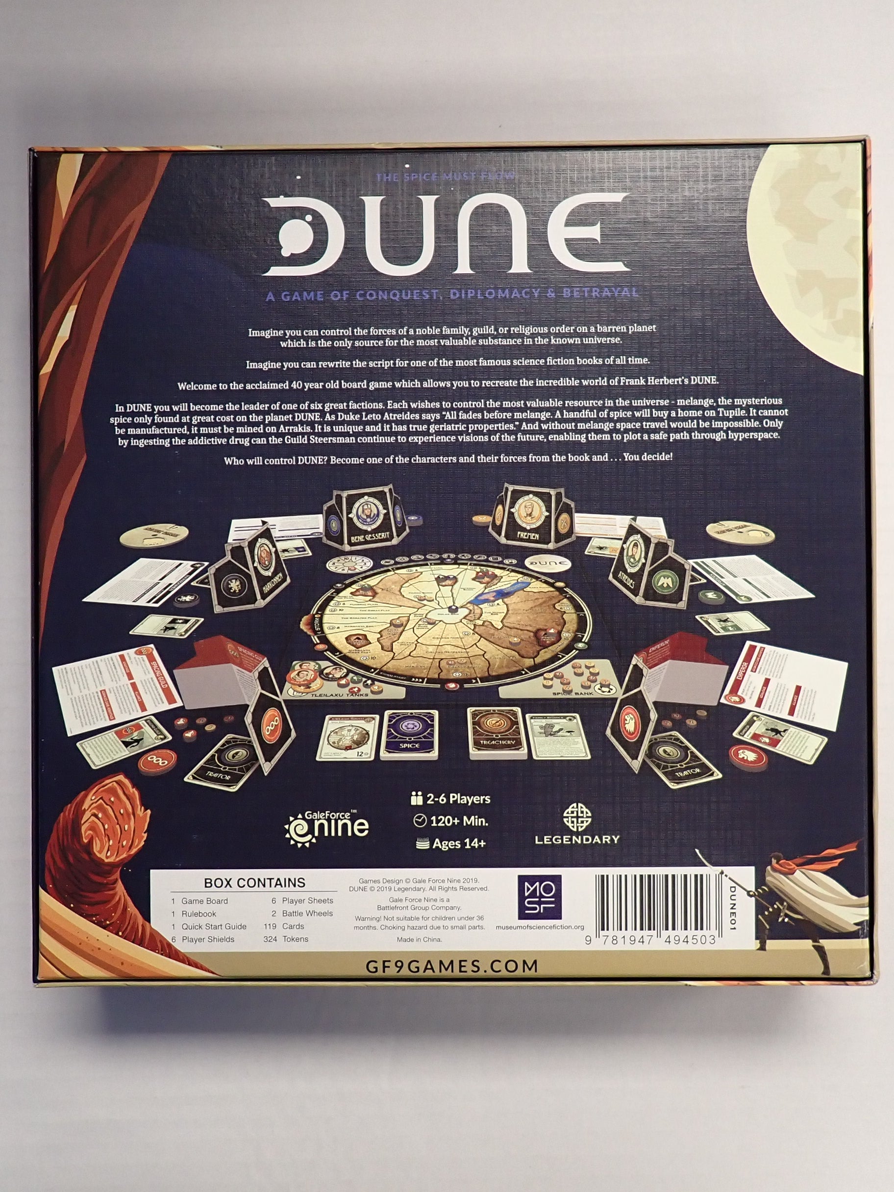 Dune Galeforce Nine Board Game [Pre-Owned]