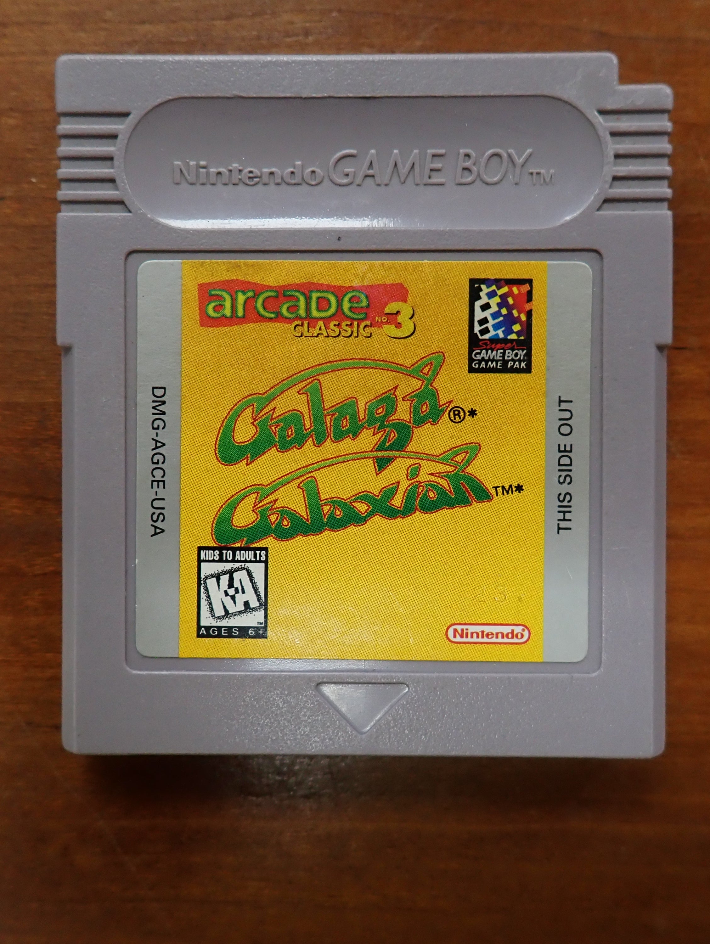 Galaga Galaxian - Game Boy