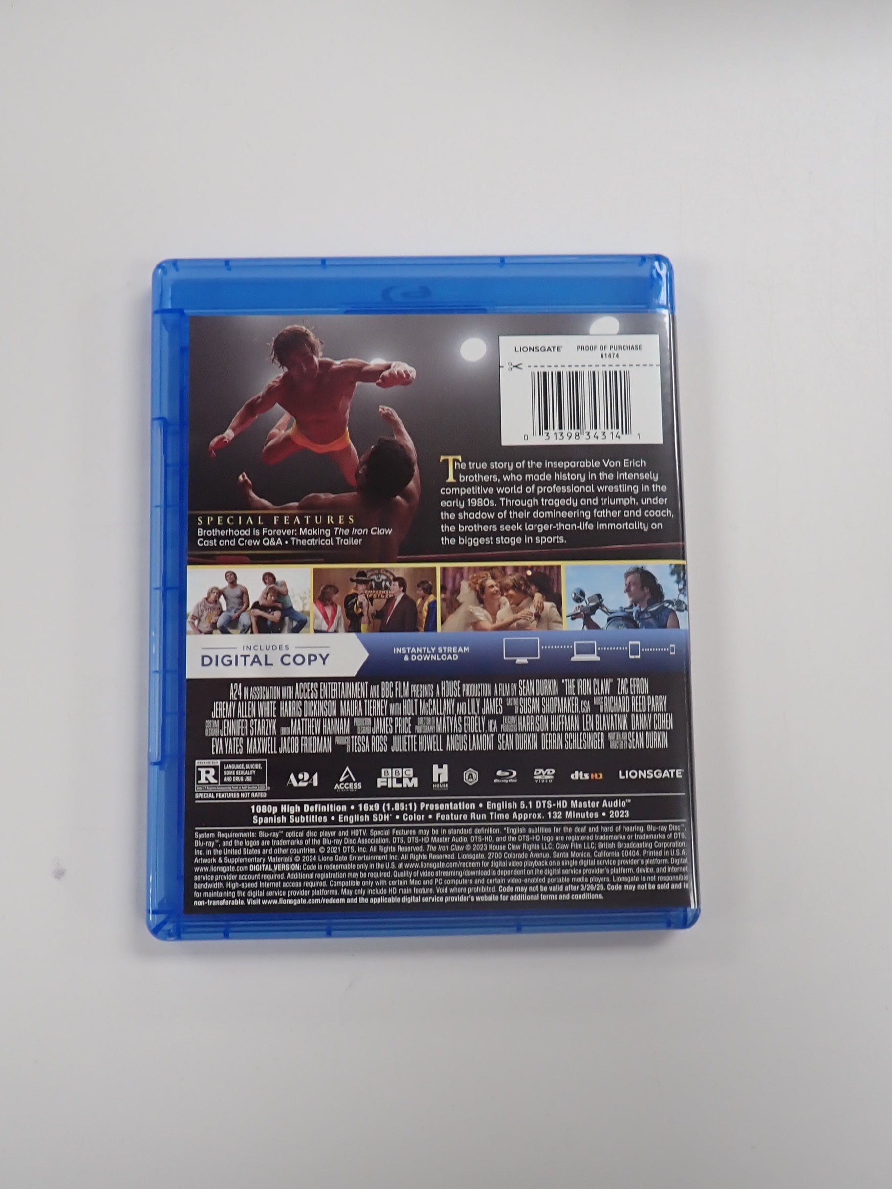 The Iron Claw - Blu-Ray [Pre-Owned]