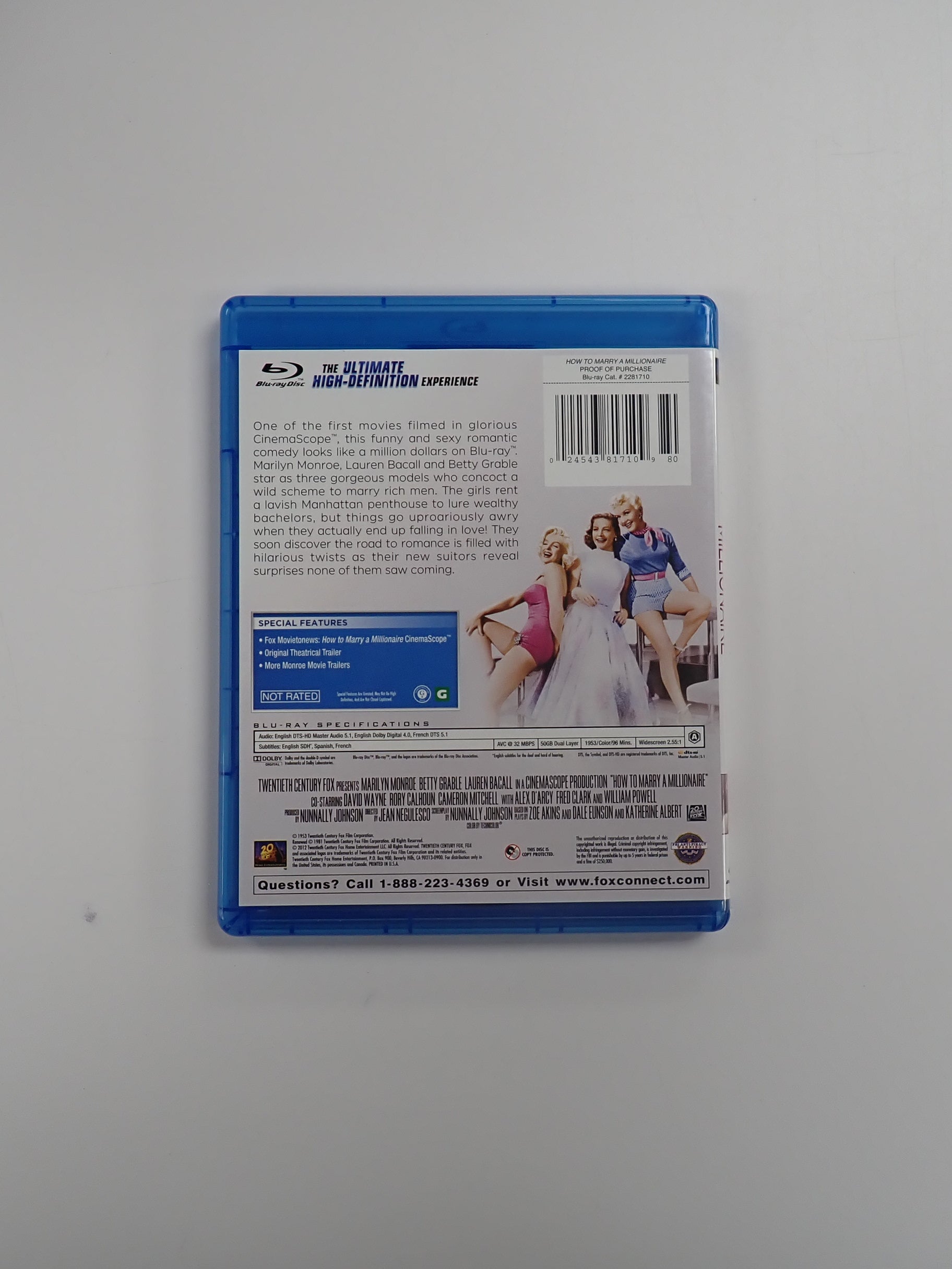 How to Marry a Millionaire - Blu-Ray [Pre-Owned]