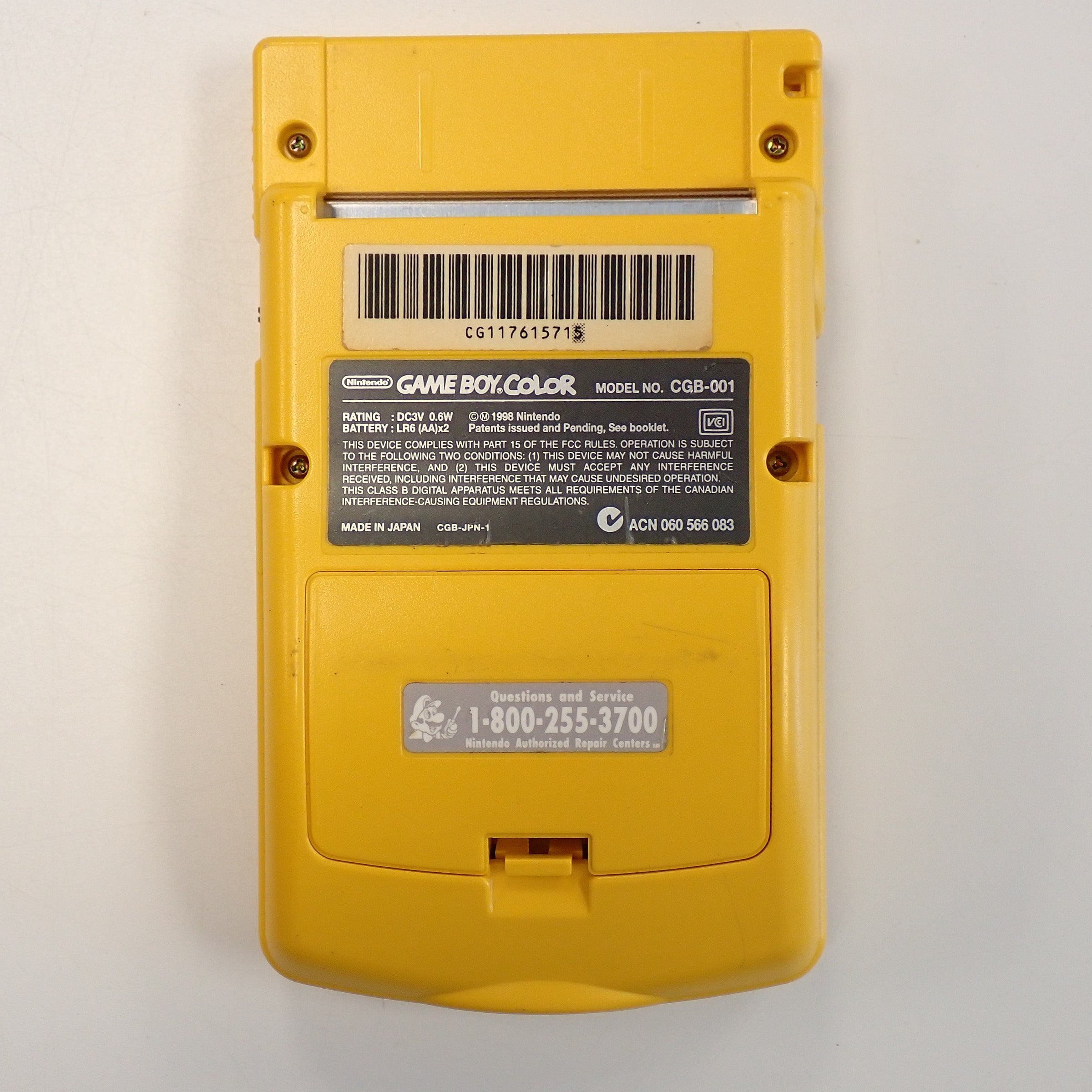 Game Boy Color Console/System - Yellow