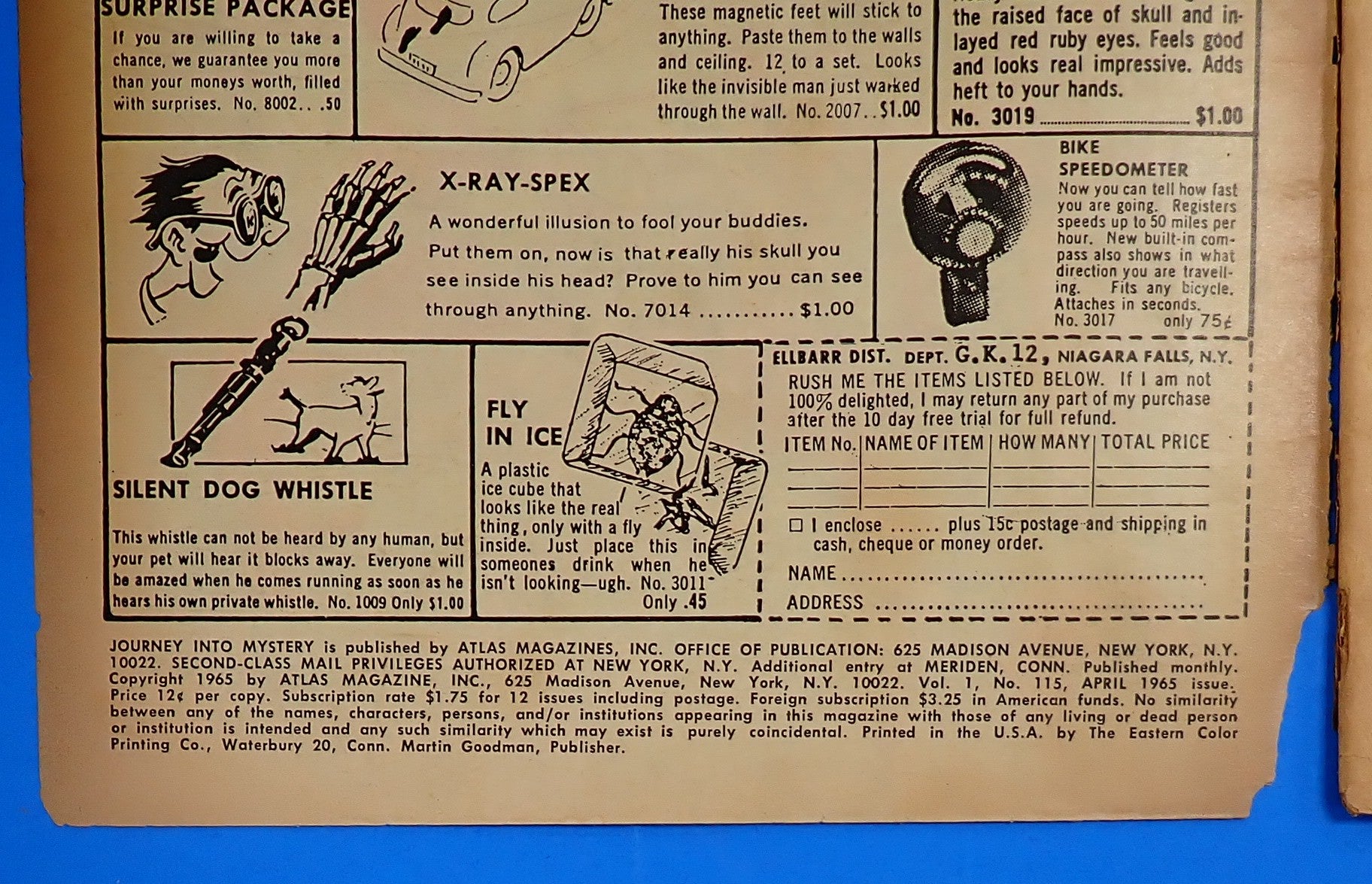 Journey Into Mystery #115 (1965) - GD- (1.8) - Origin of Loki