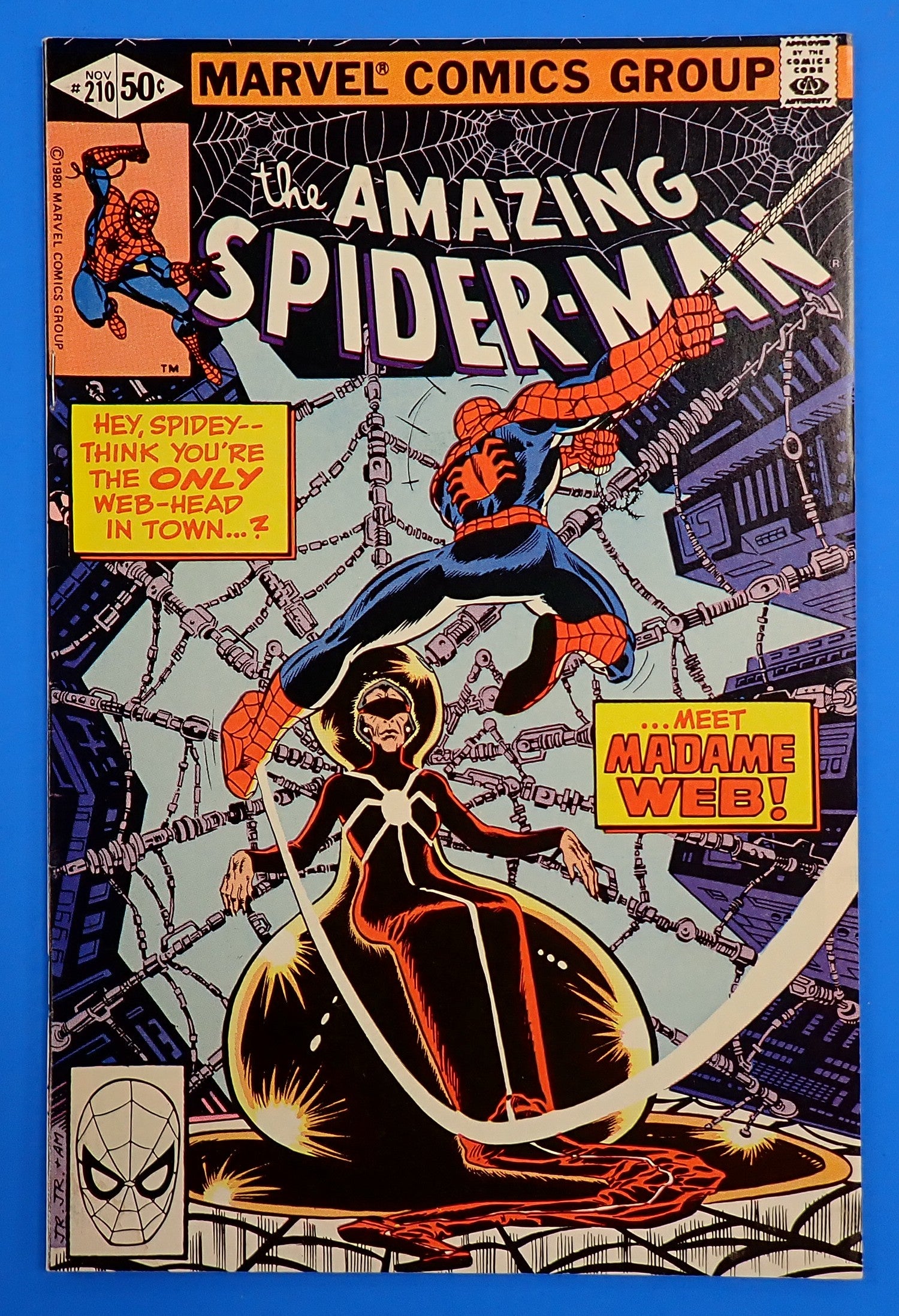 Amazing Spider-Man #210 (1980) - FN/VF (7.0) - 1st App. Madame Web
