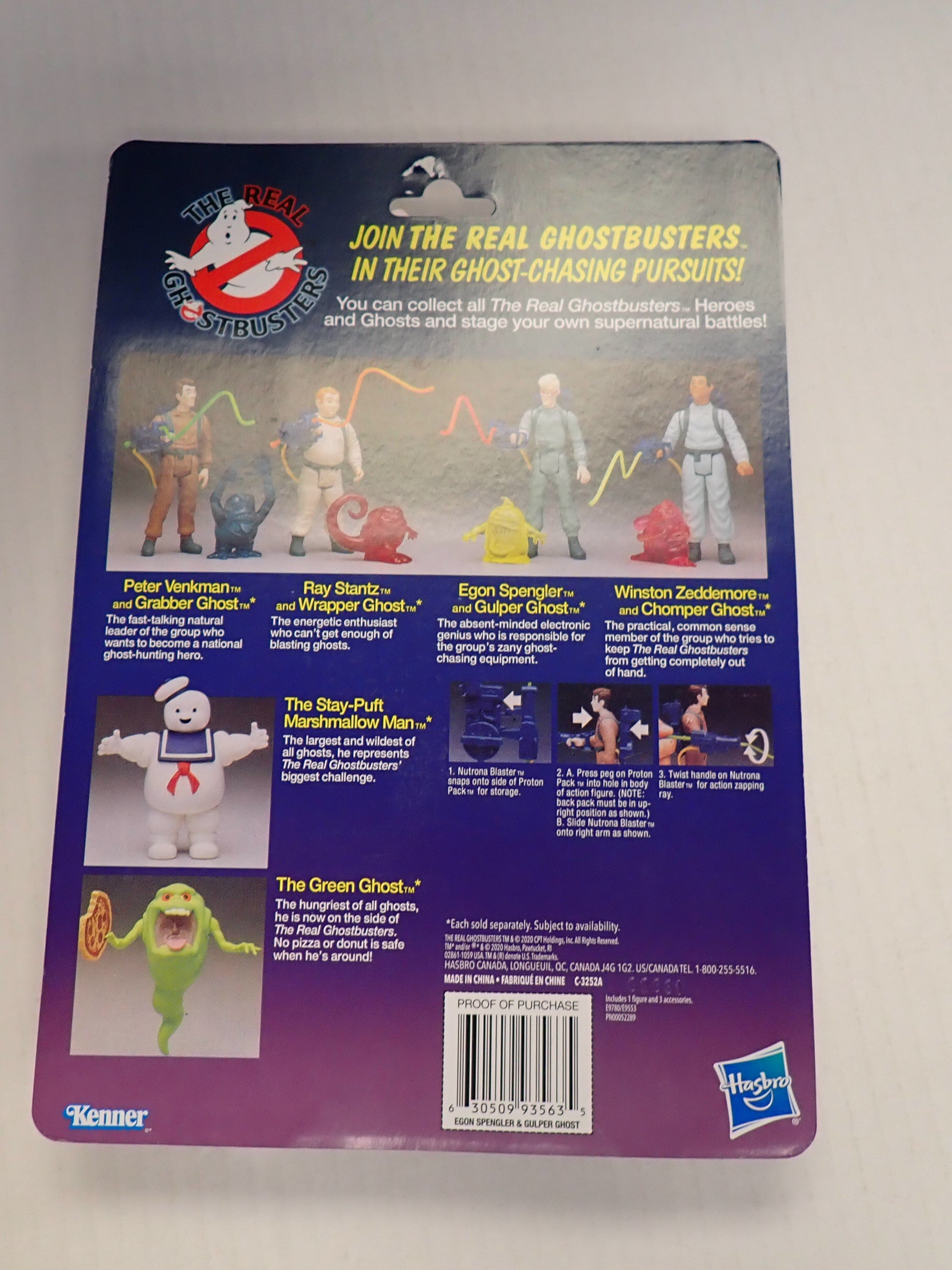 Egon Spengler and Gulper Ghost Kenner [Pre-Owned]