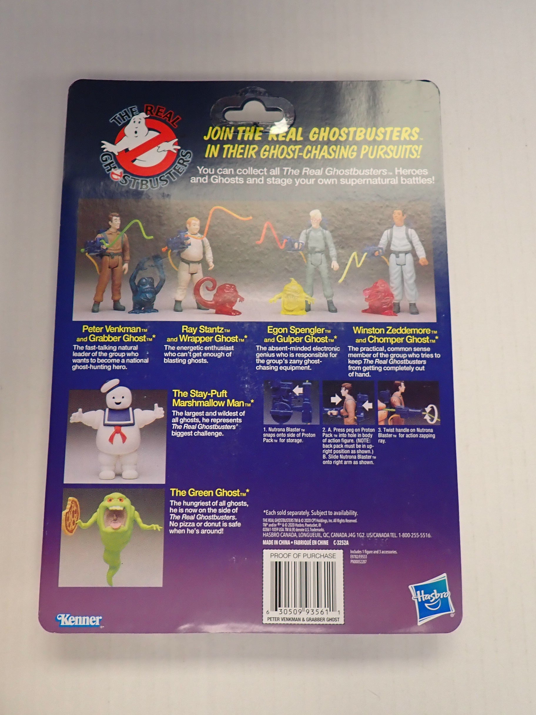 Peter Venkman and Grabber Ghost Kenner [Pre-Owned]