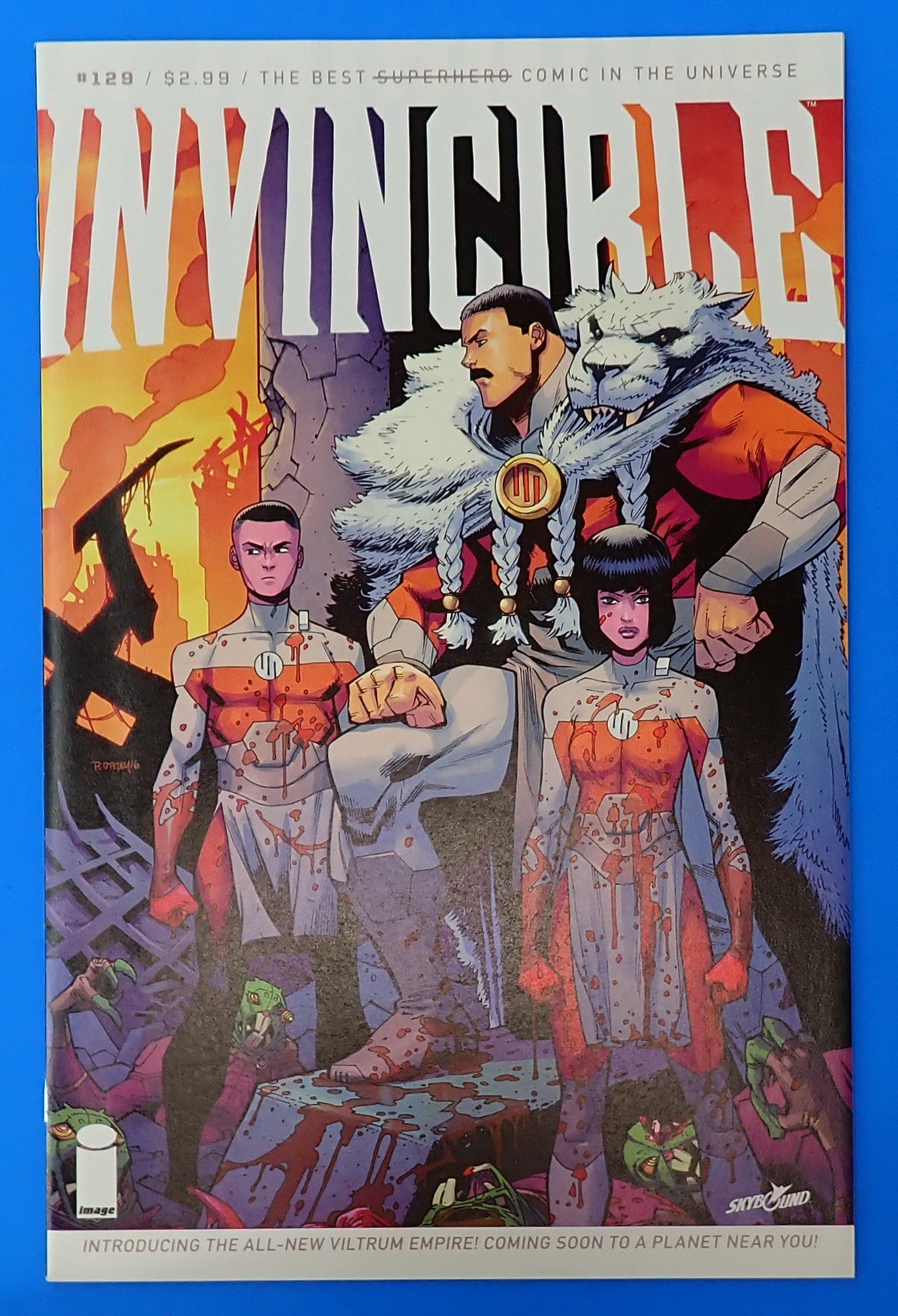 Invincible #129 (2016) - VF/NM (9.0) - 1st Full App. Onaan & Ursaal