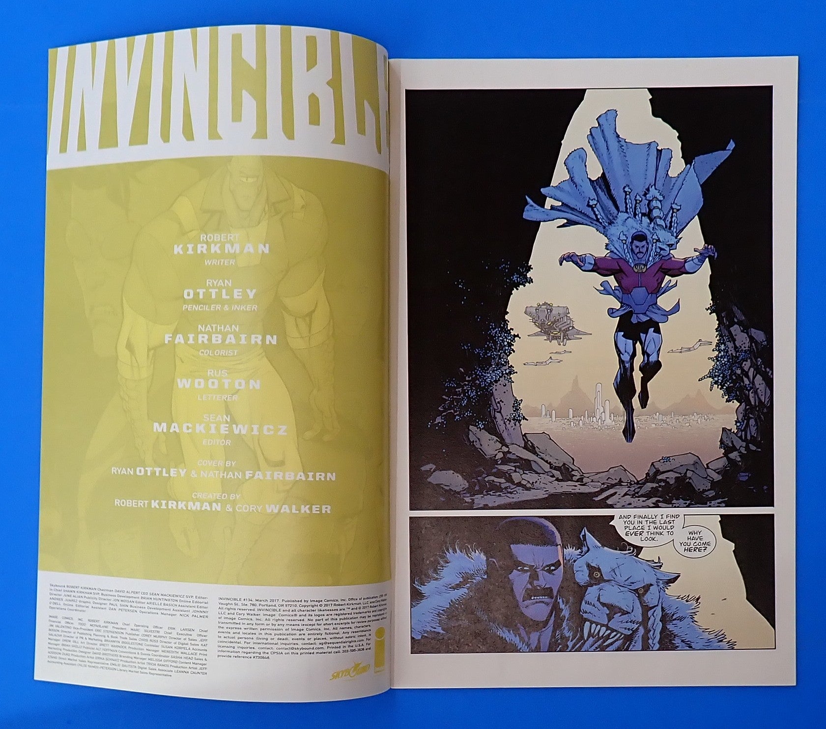 Invincible #134 (2017) - NM- (9.2) - Low Print Run