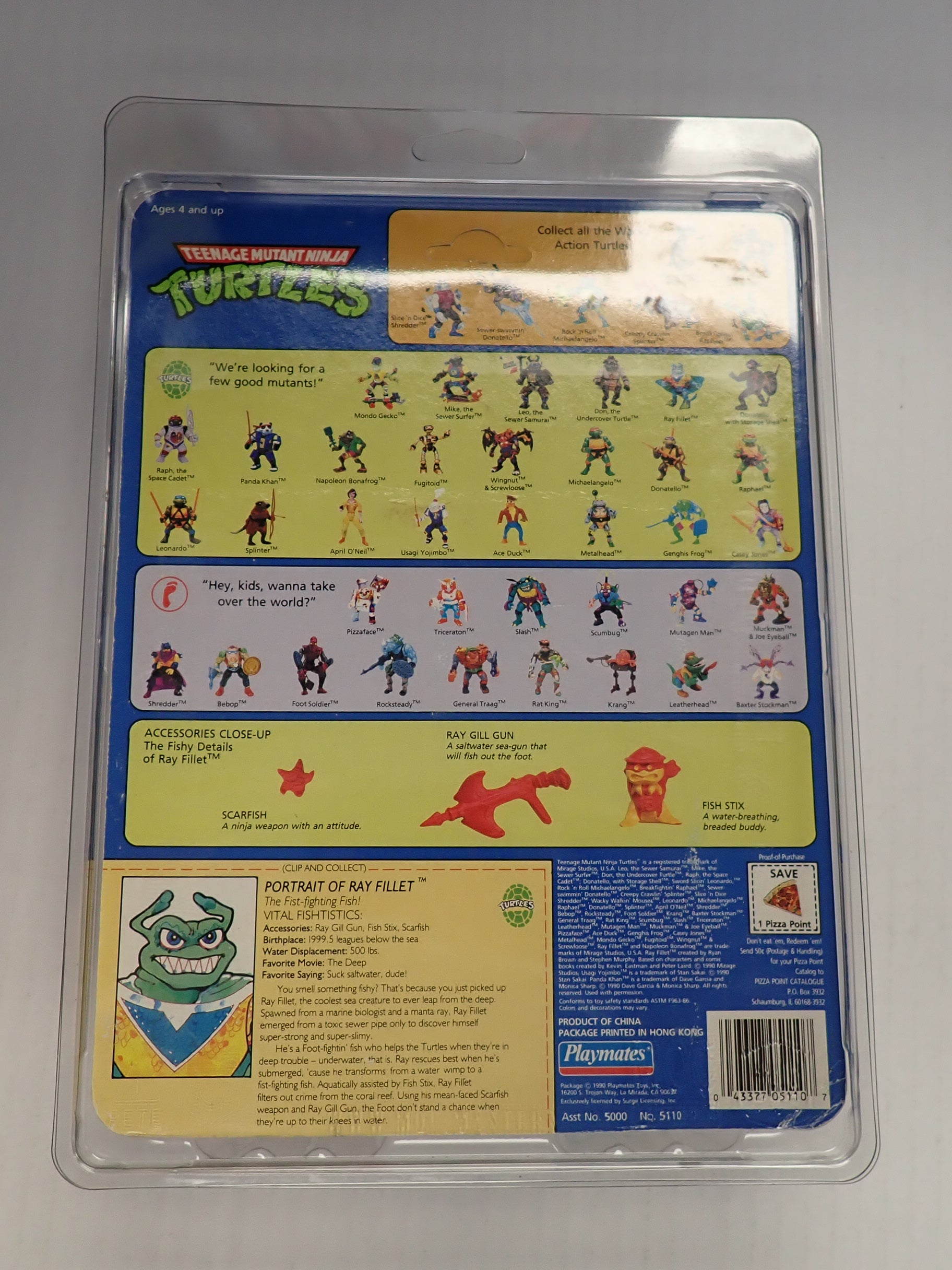 Ray Fillet Playmates 1990 [Pre-Owned]