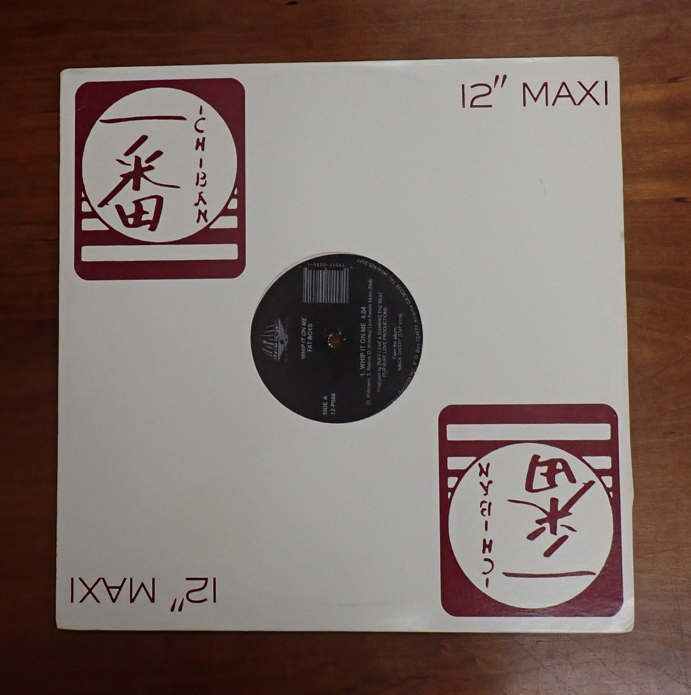 Fat Boys - Whip it on me 12" single