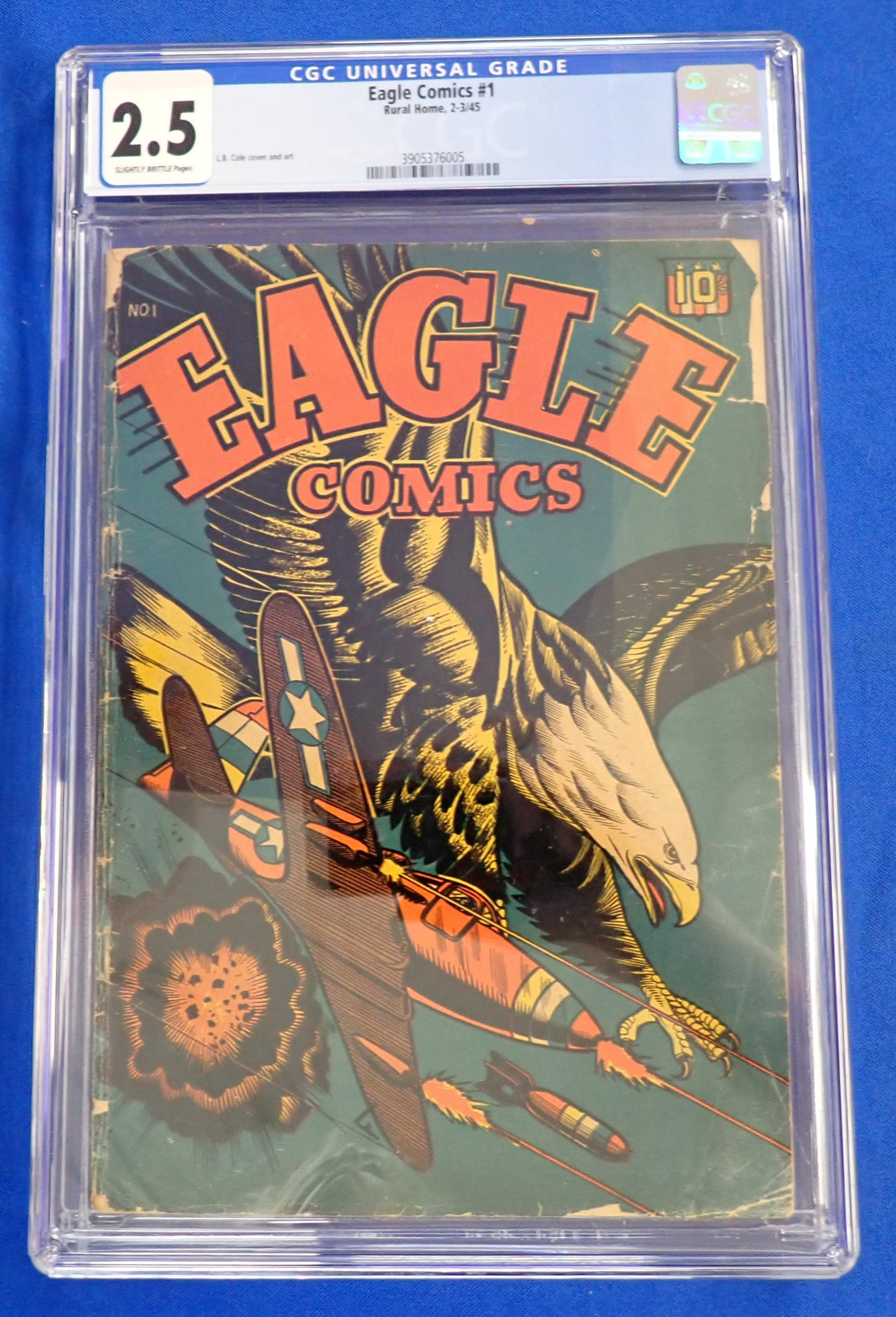 Eagle Comics #1 (1945) - CGC 2.5