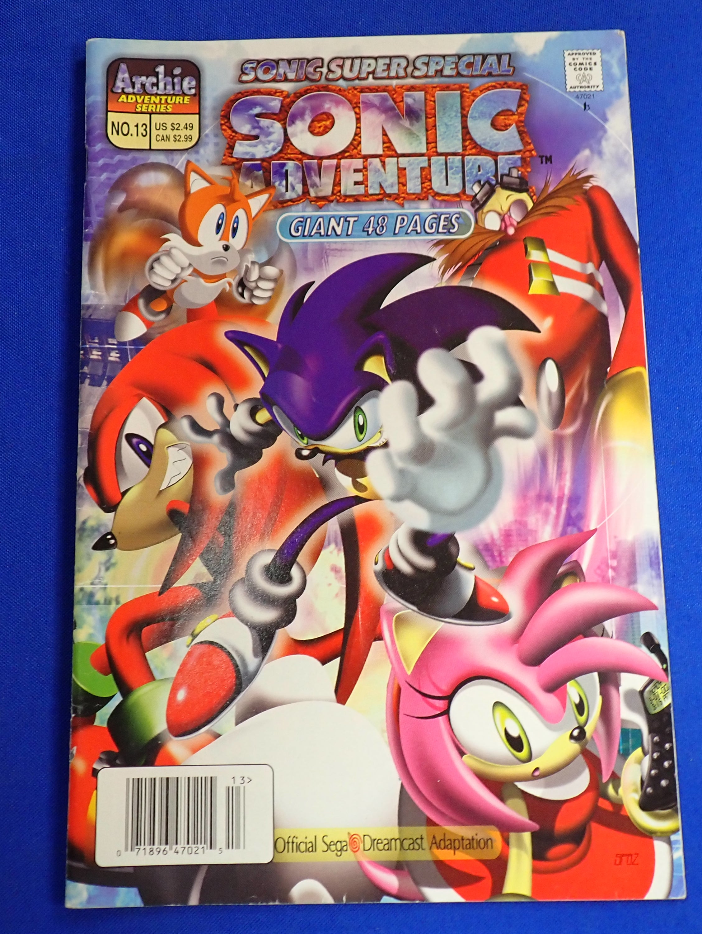 Sonic Adventure Super-Special ARCHIE #13 (2000) - FN/VF (7.0) - Sonic the Hedgehog