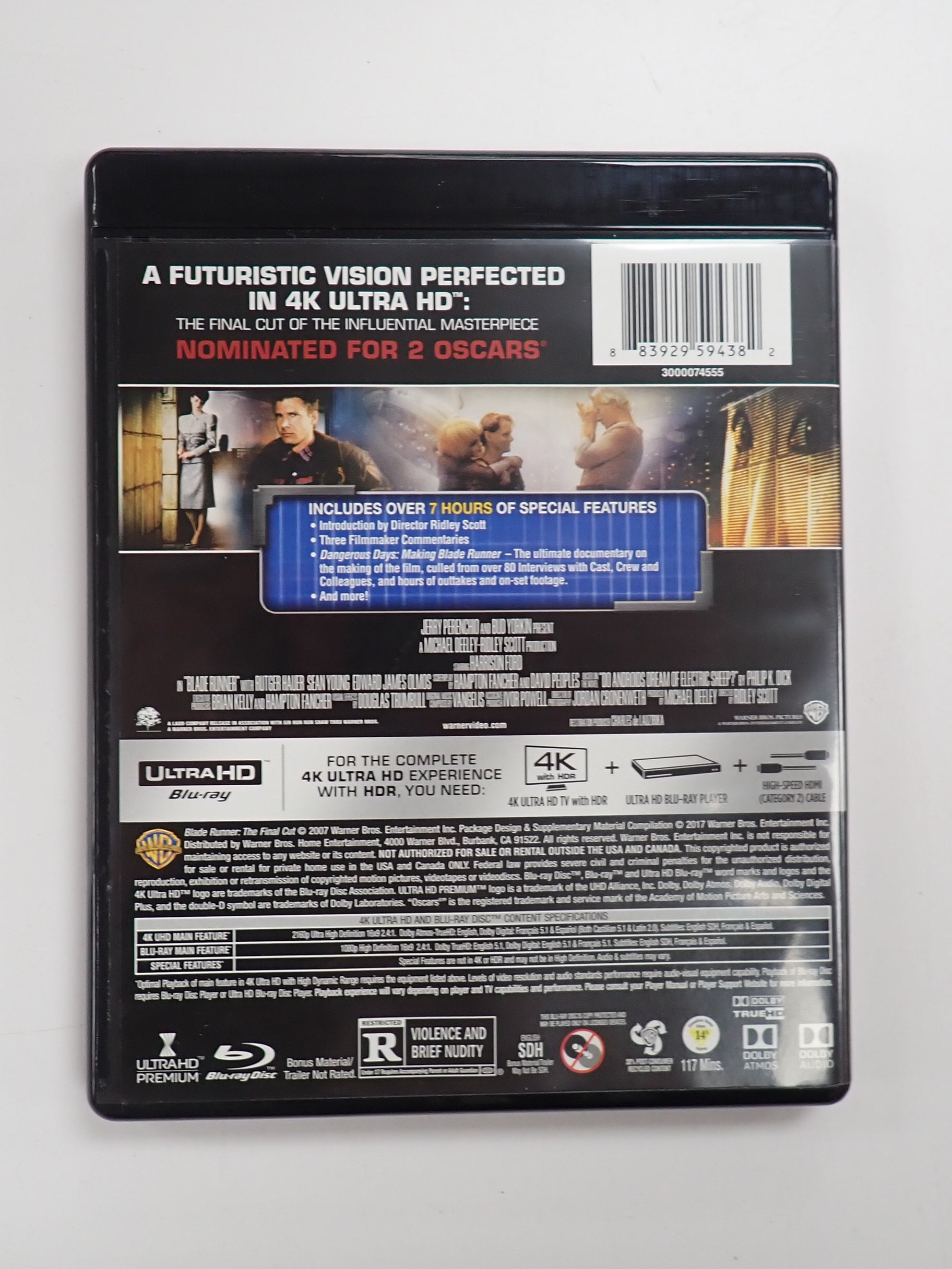 Blade Runner The Final Cut - 4K + Blu-Ray [Pre-Owned]