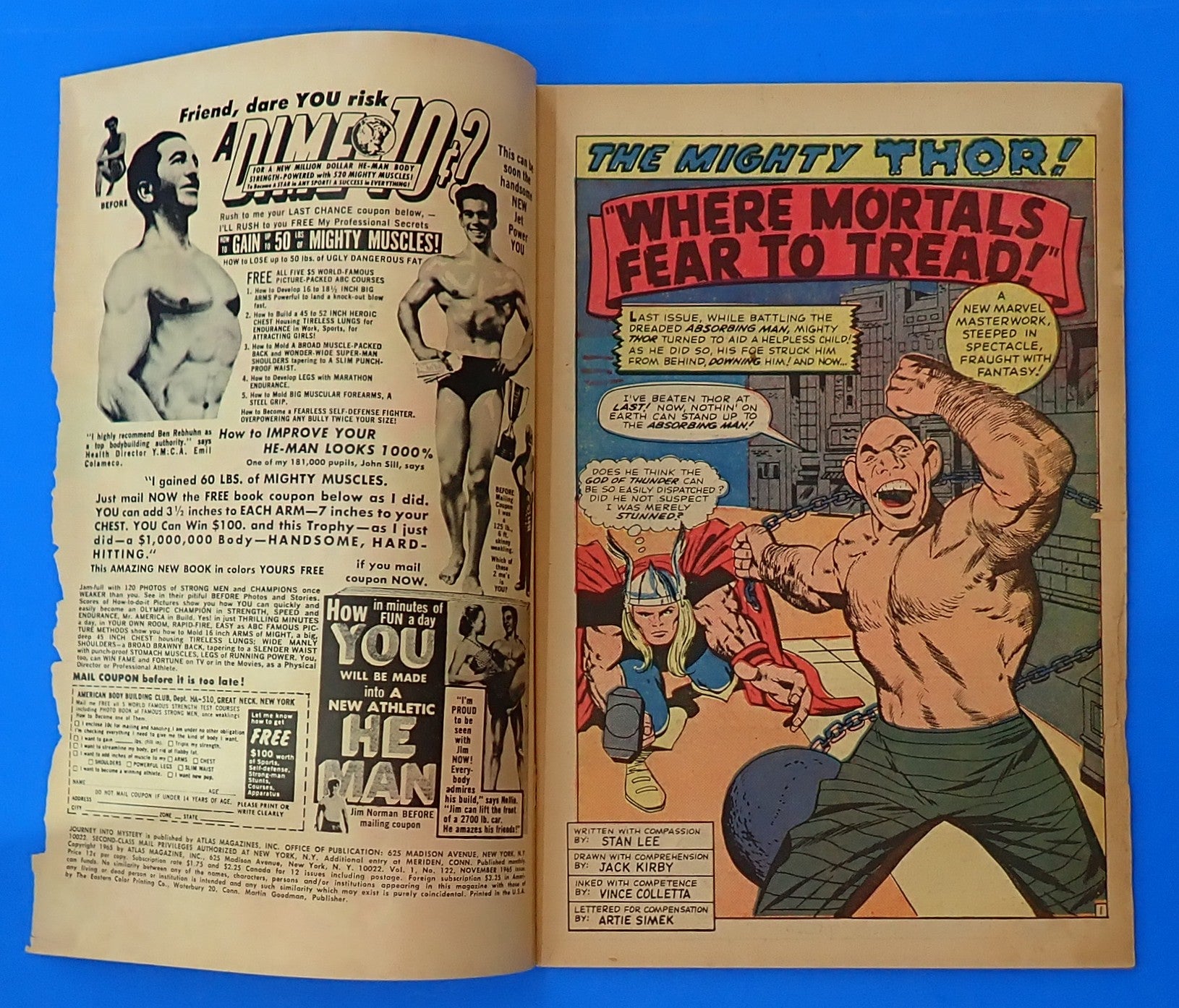 Thor #122 (1965) - GD/VG (3.0) - Sliver Age Issue