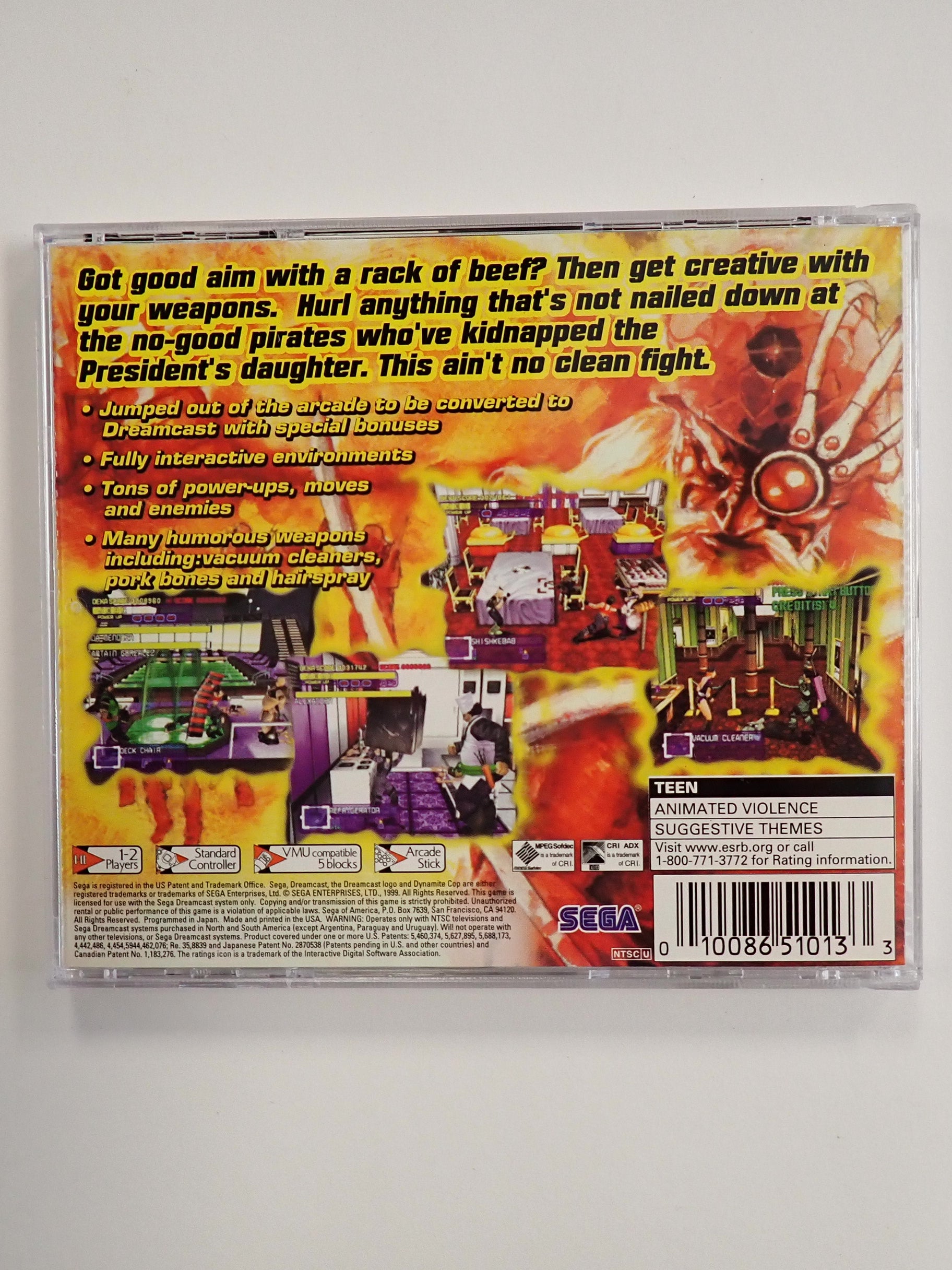 Dynamite Cop - Dreamcast [Pre-Owned]