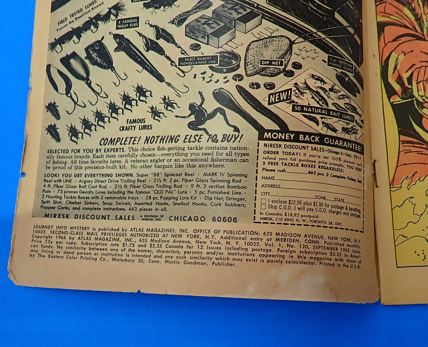 Journey Into Mystery #120 (1965) - GD- (1.8) - Sliver Age Issue