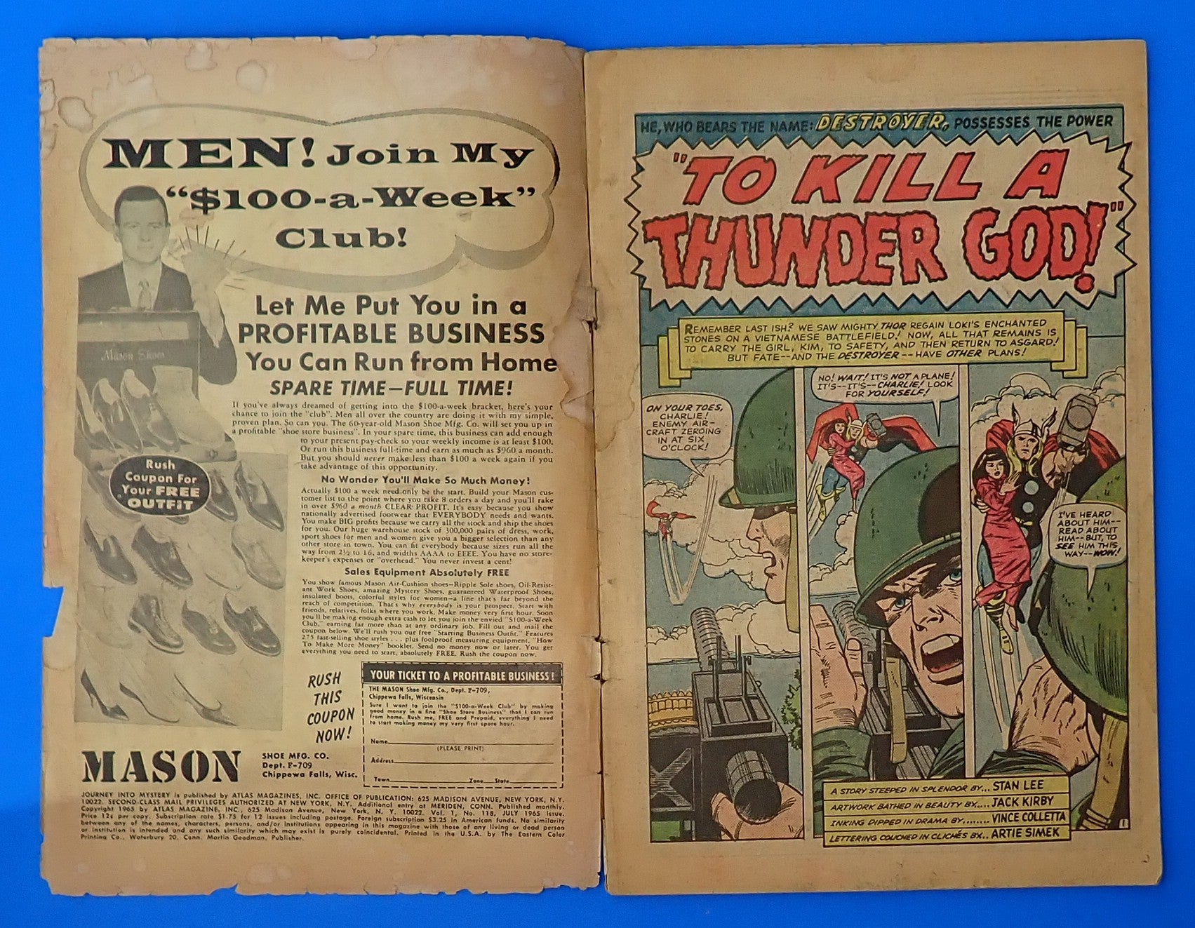Journey Into Mystery #118 (1965) - FR (1.0) - 1st App. & Cover of Destroyer