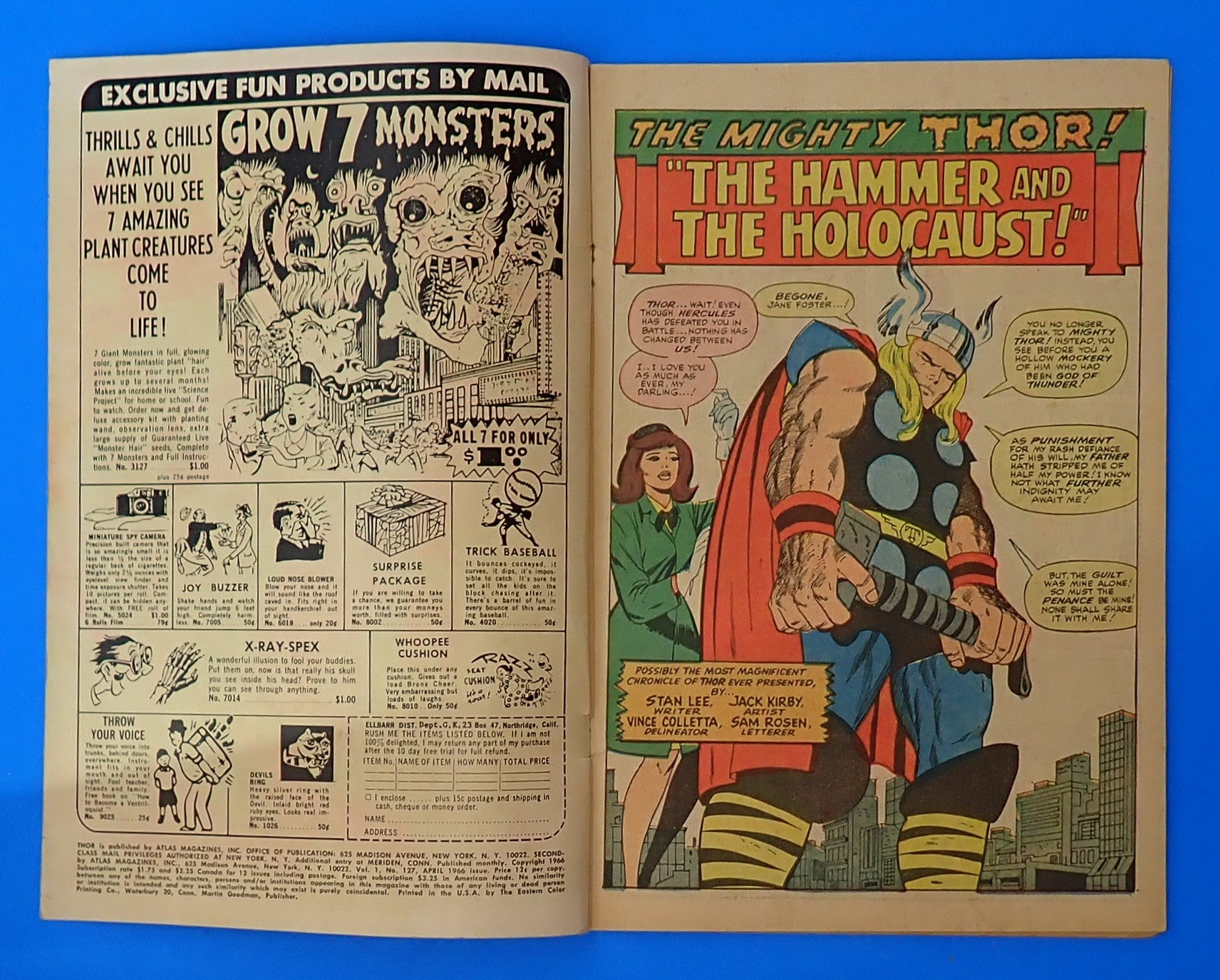 Journey Into Mystery #127 (1966) - GD+ (2.5) - Several 1st App.