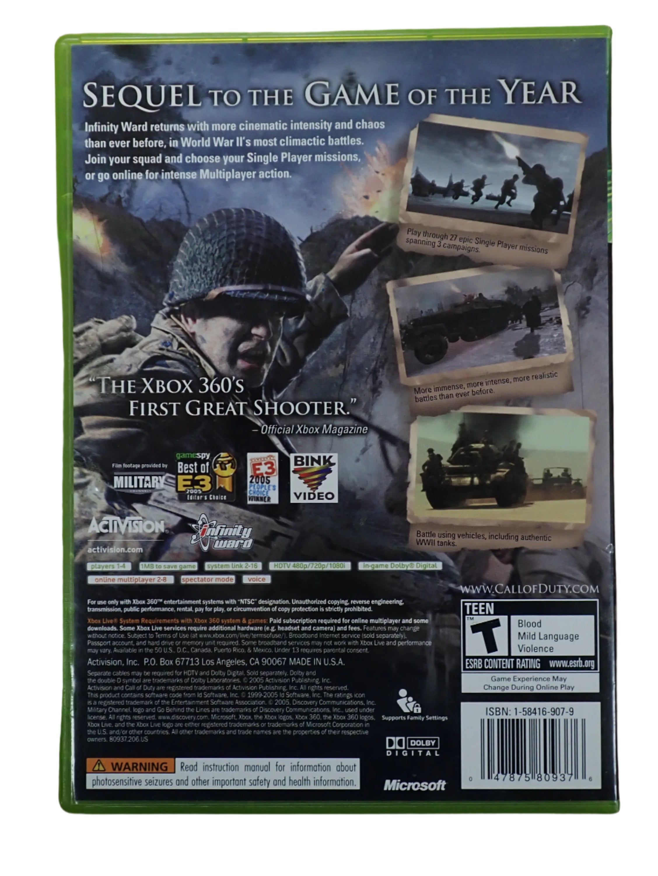 Call of Duty 2 - Xbox 360