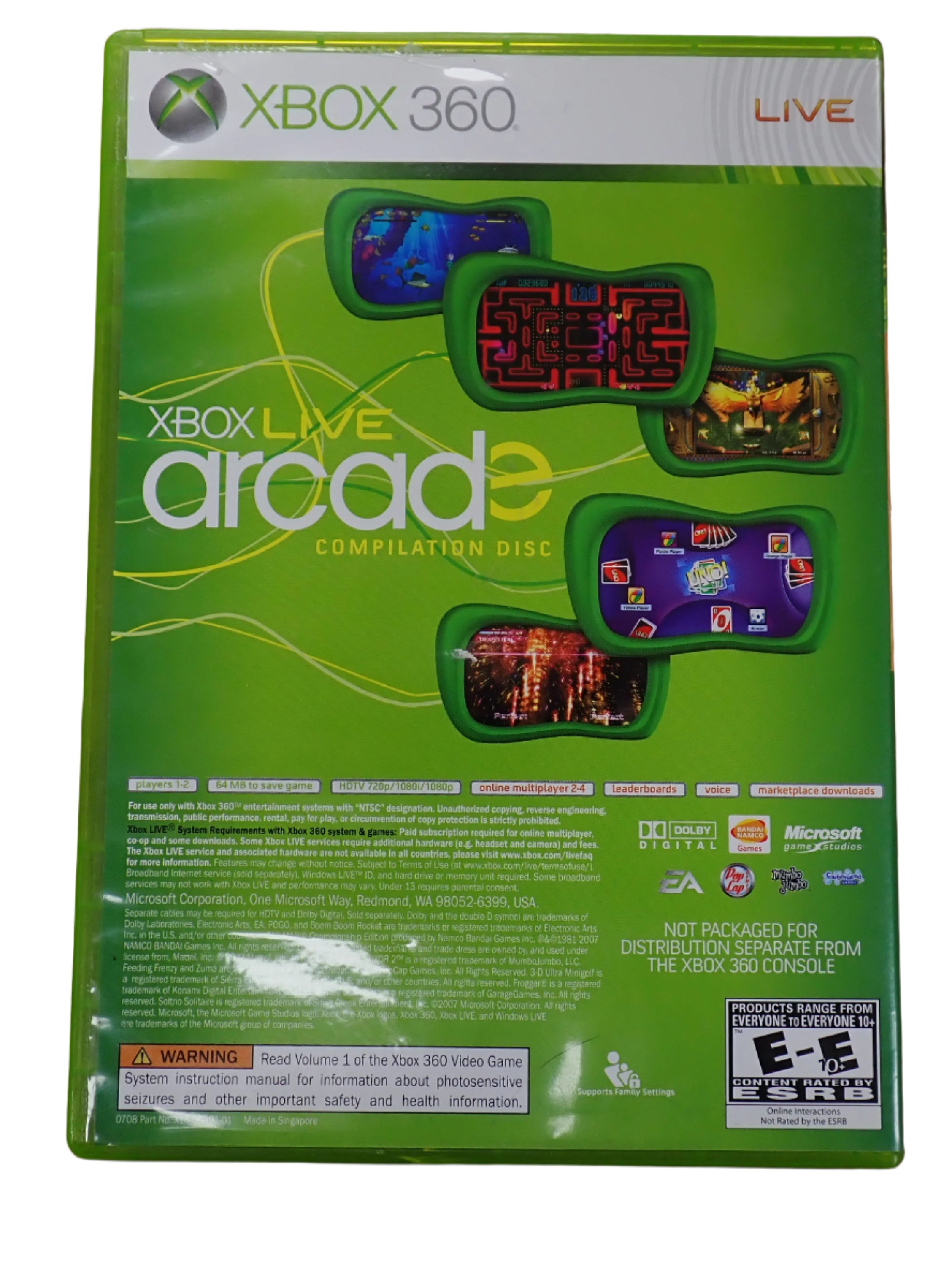 SEGA Superstars Tennis & Live Arcade - Xbox 360