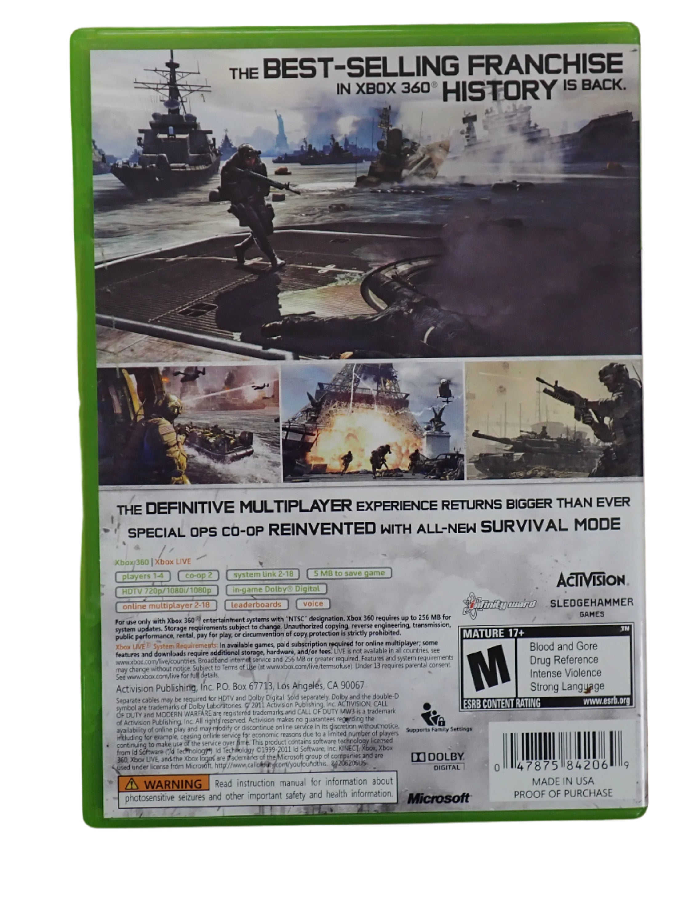Call of Duty: Modern Warfare 3 - Xbox 360
