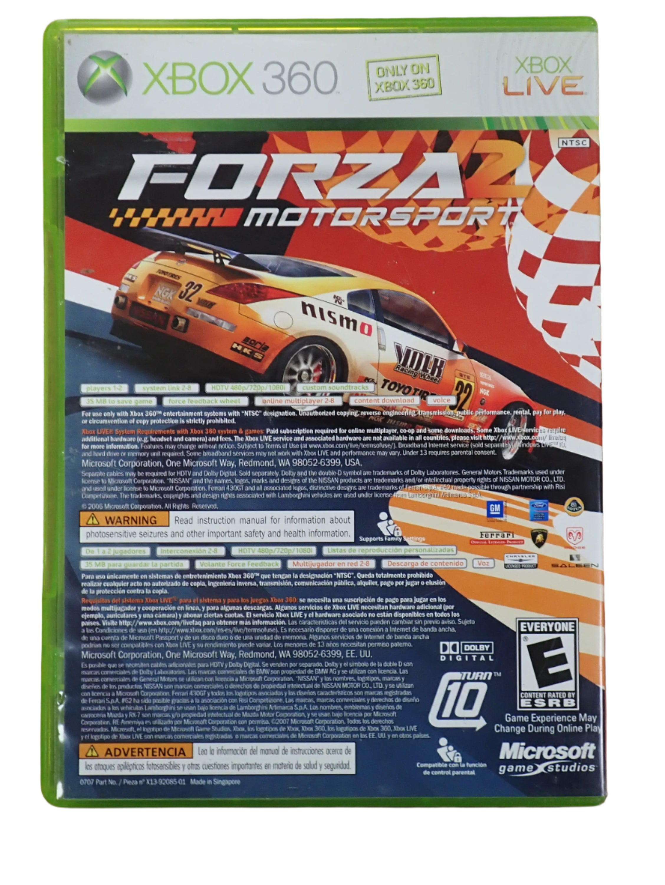 Marvel Ultimate Alliance & Forza 2 Motorsport - Xbox 360