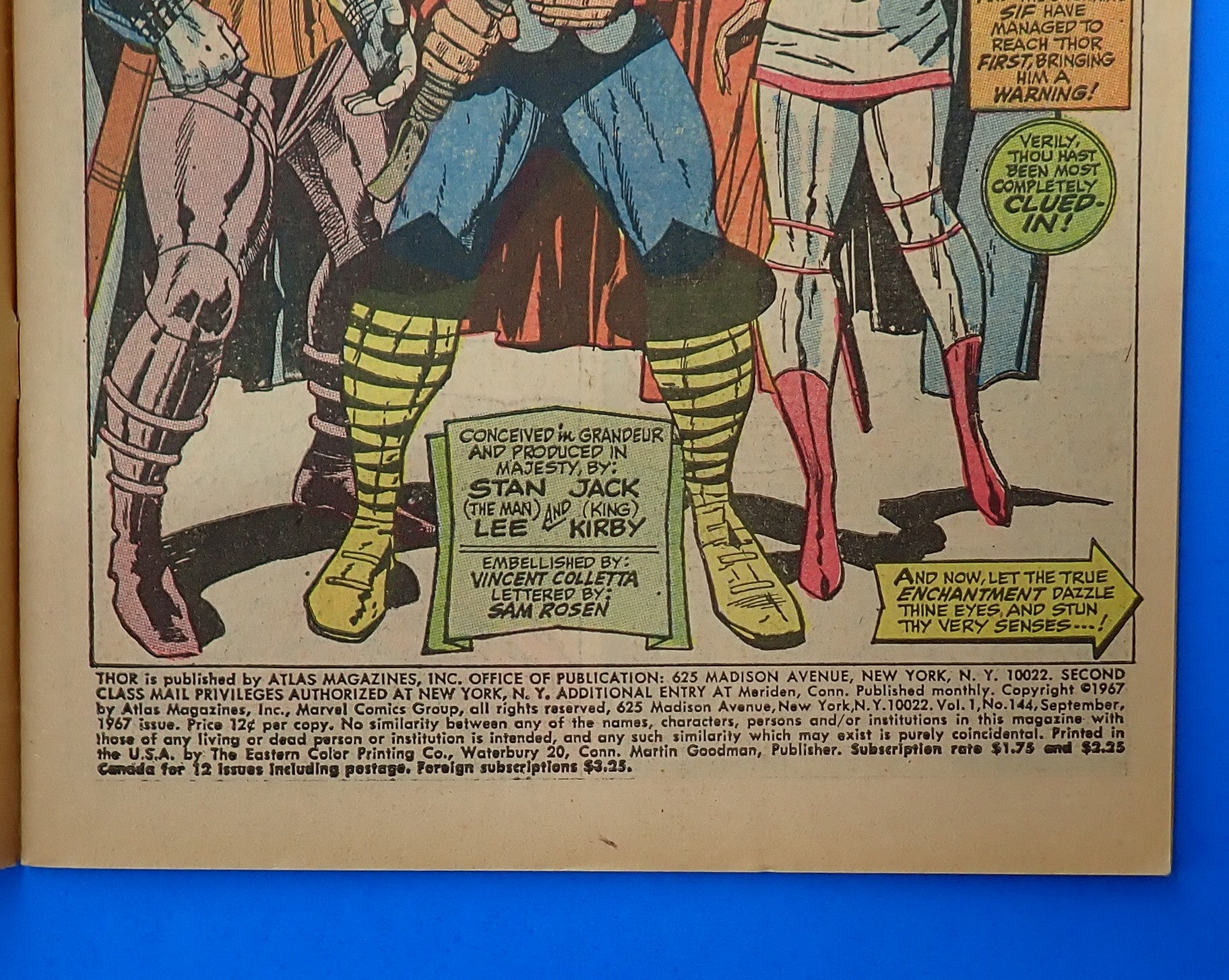Thor #144 (1967) - FN- (5.5) - Silver Age Issue
