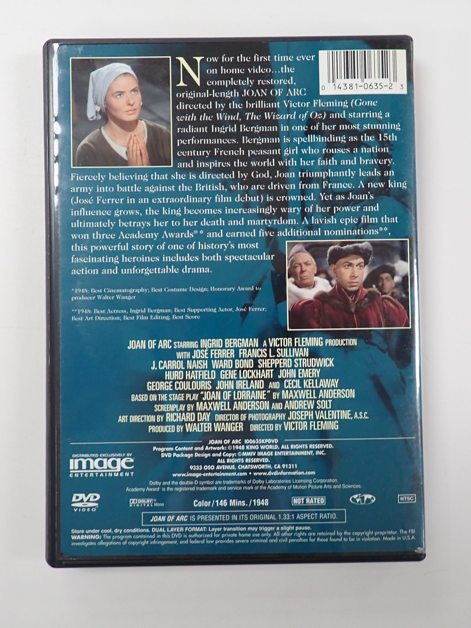 Joan of Arc (1948) - DVD [Pre-Owned]