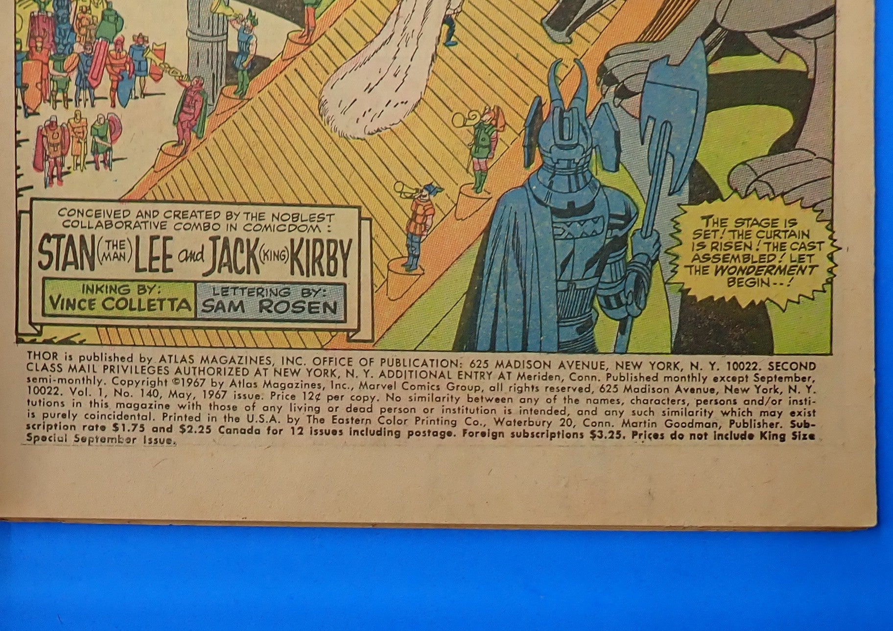Thor #140 (1967) - VG/FN (5.0) - 1st App. Growing Man