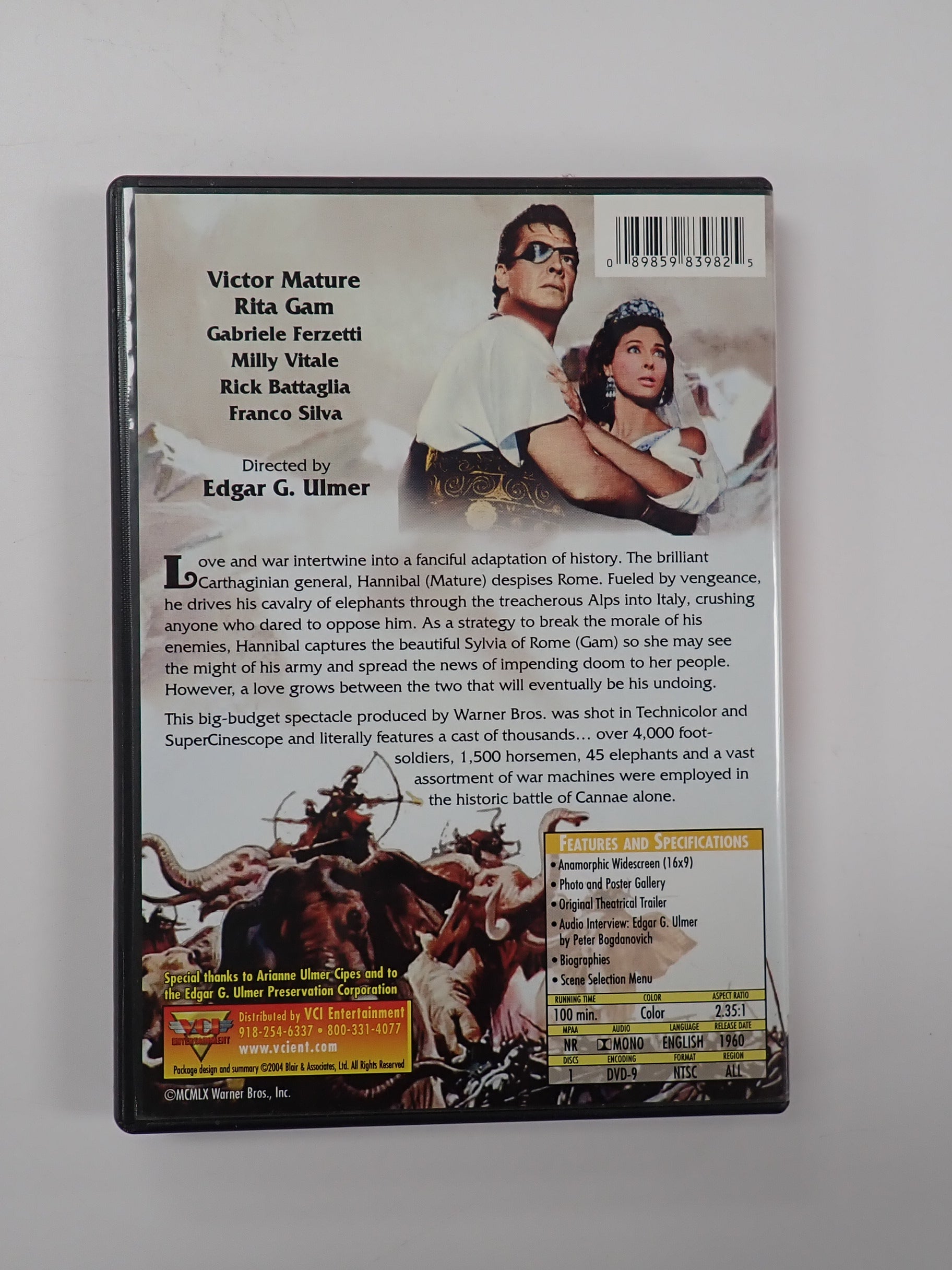 Hannibal (1960) - DVD [Pre-Owned]