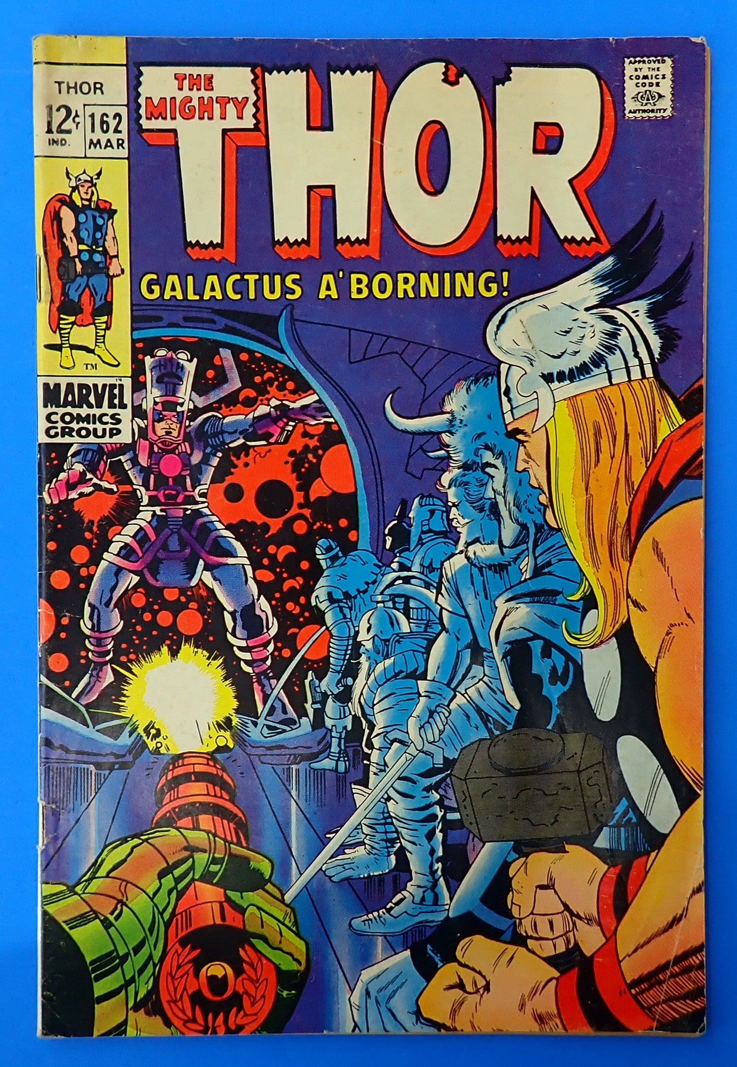 Thor #162 (1969) - VG+/FN (4.5-5.0) - Origin of Galactus