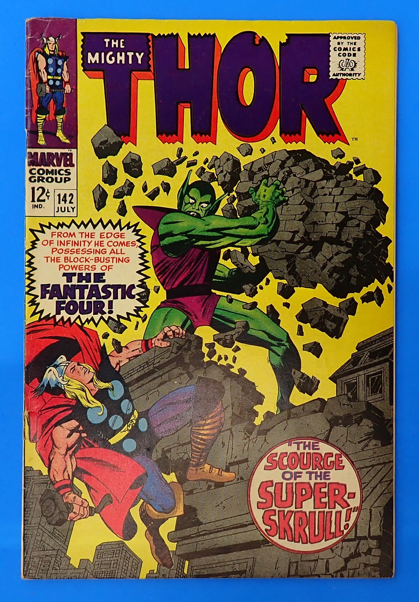 Thor #142 (1967) - VG+/FN (4.5-5.0) - Silver Age Issue