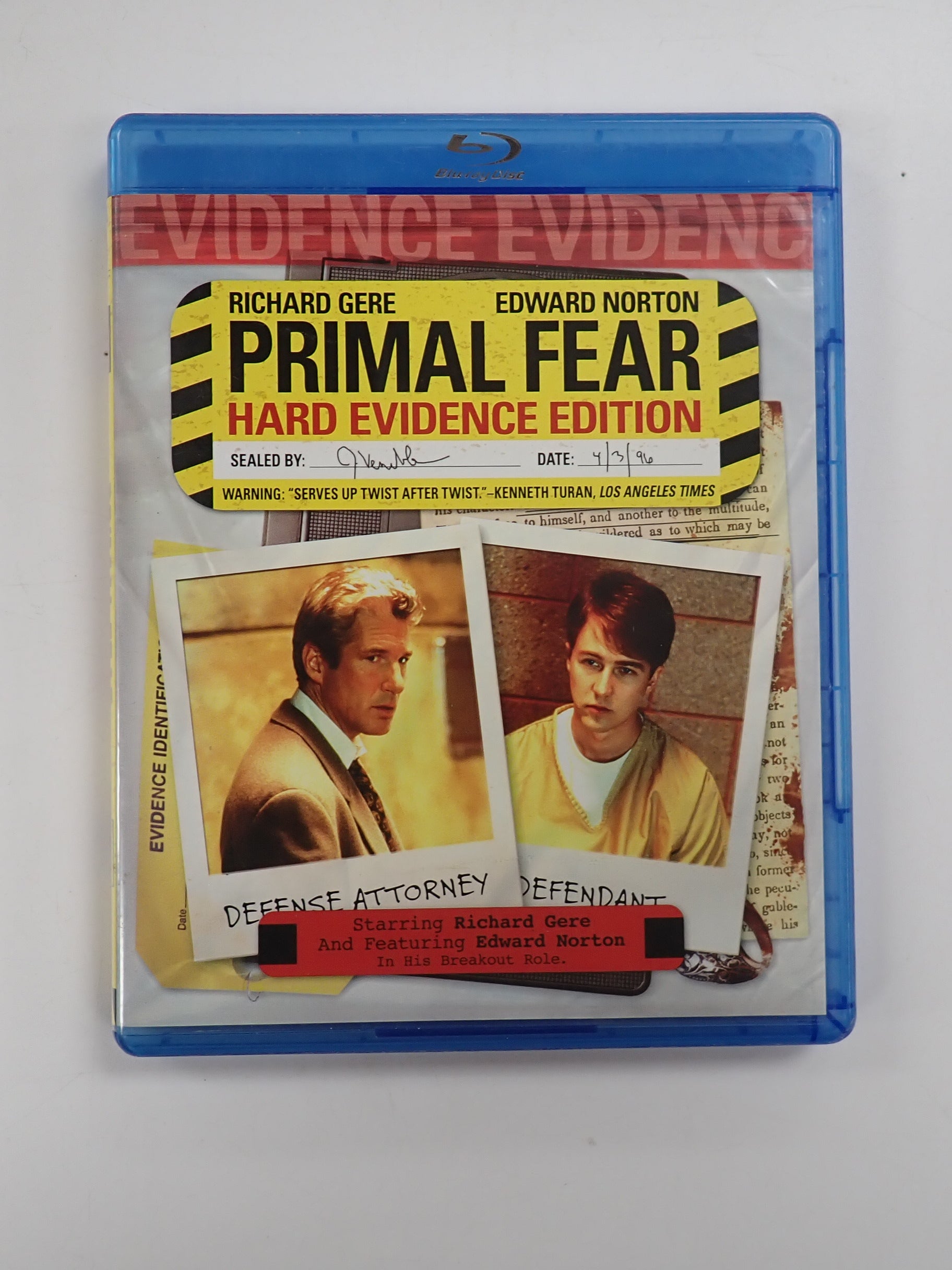 Primal Fear [Hard Evidence Edition] - Blu-Ray